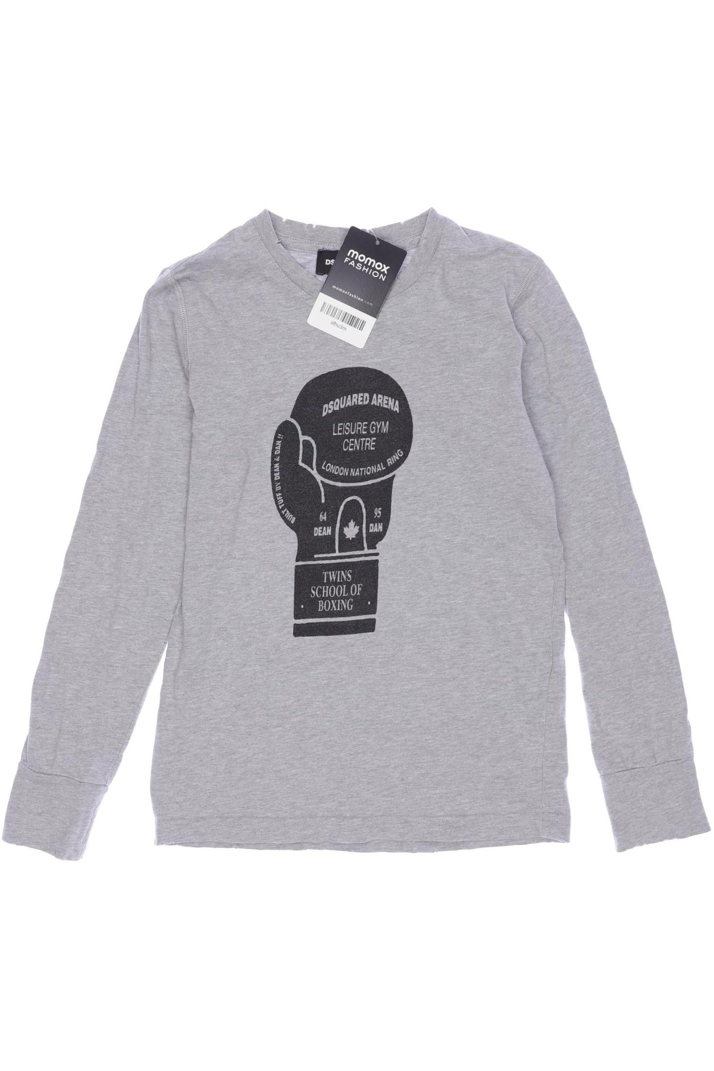 

Dsquared2 Herren Langarmshirt, grau, Gr. 8