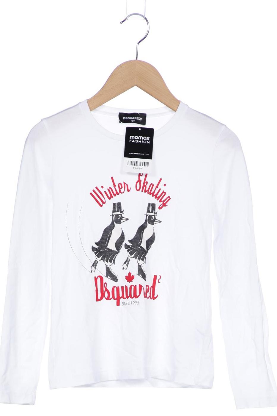 

Dsquared2 Damen Langarmshirt, weiß, Gr. 140