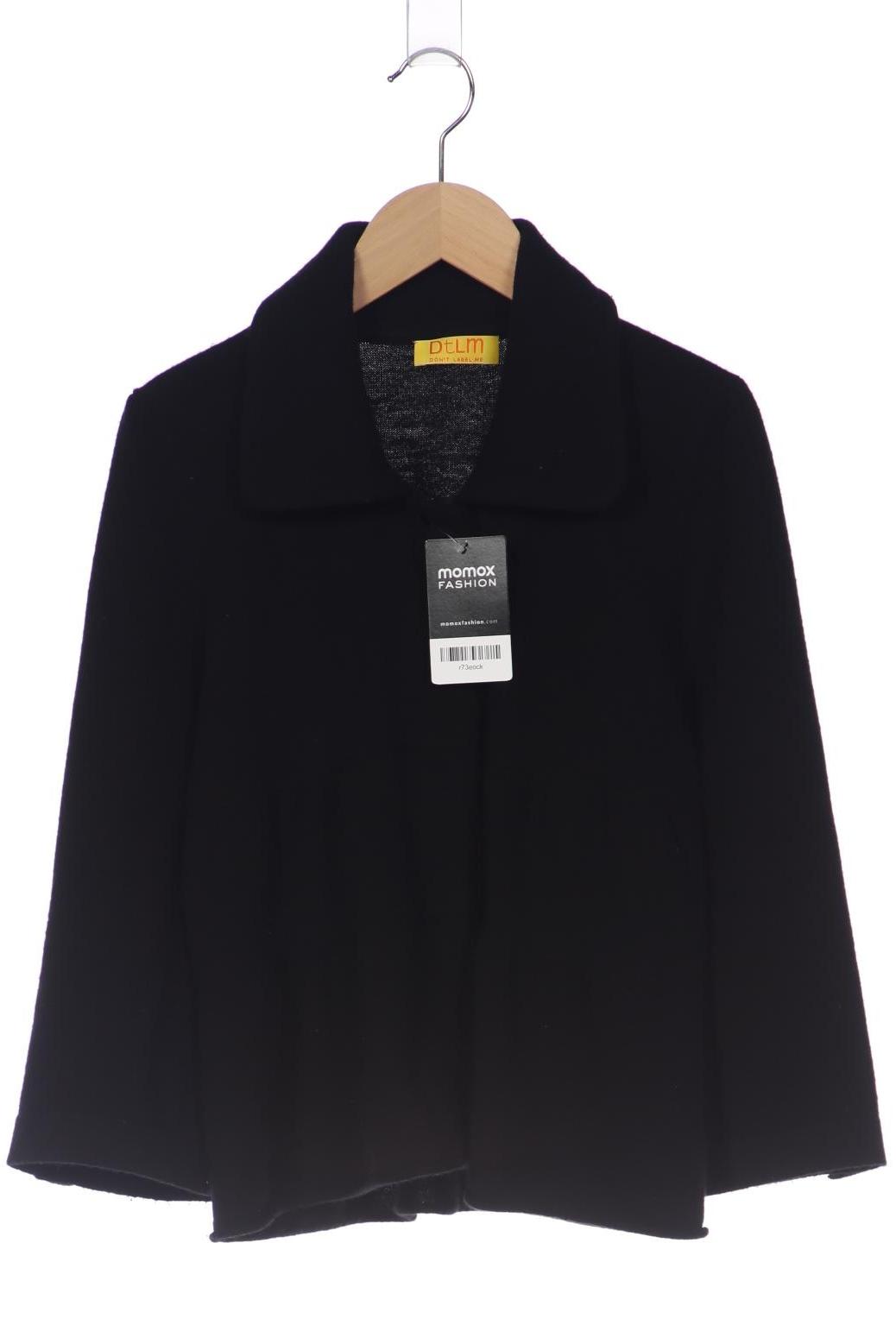 

DtLM Dont Label Me Damen Strickjacke, schwarz, Gr. 38