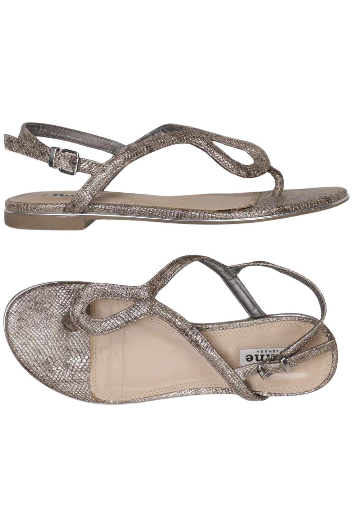 

Dune London Damen Sandale, silber, Gr. 36