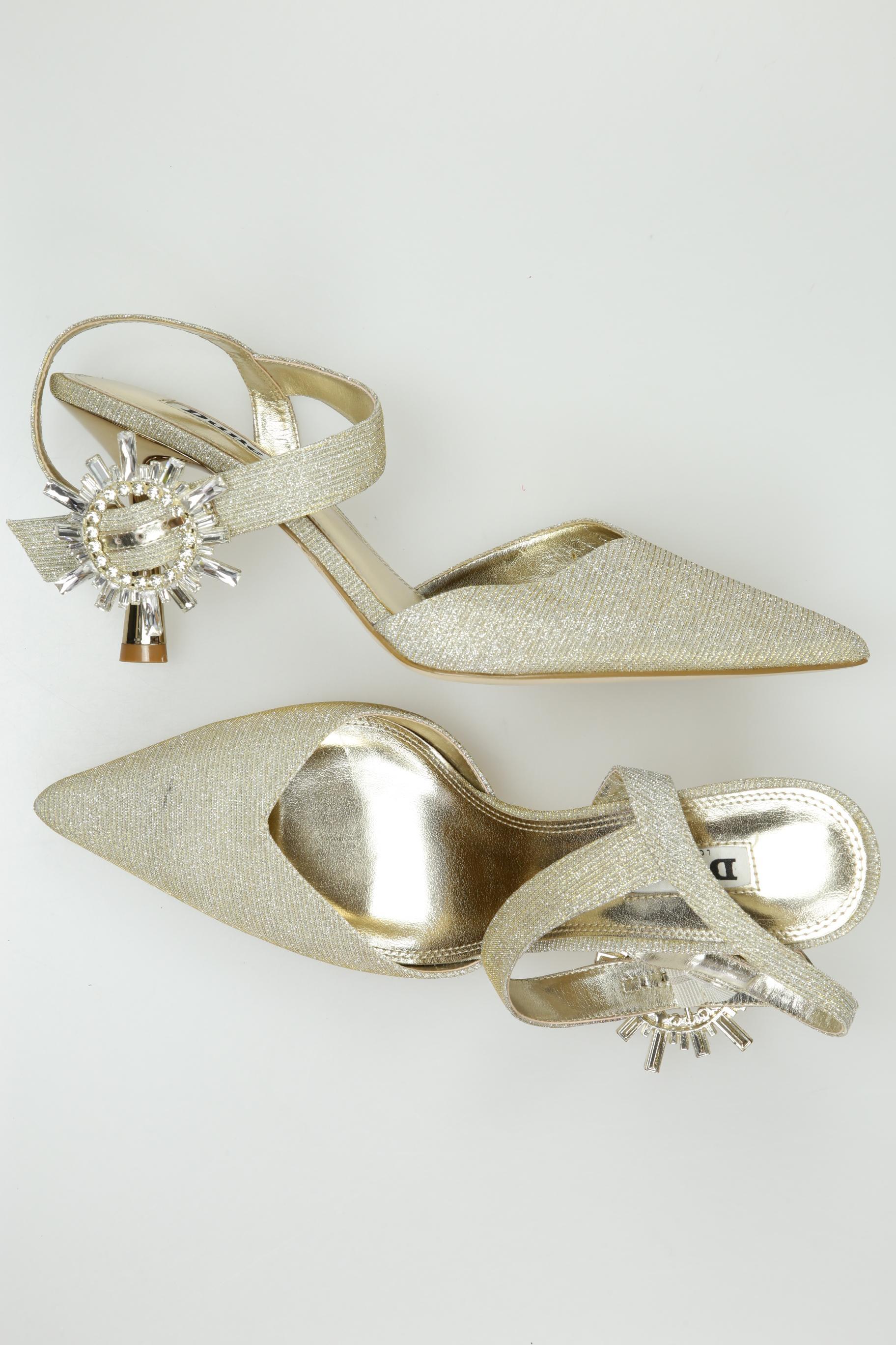 

Dune London Damen Sandale, gold, Gr. 41