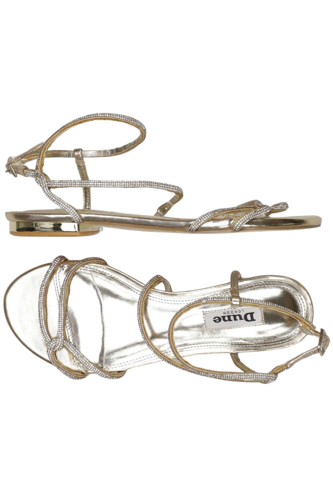 

Dune London Damen Sandale, gold, Gr. 36