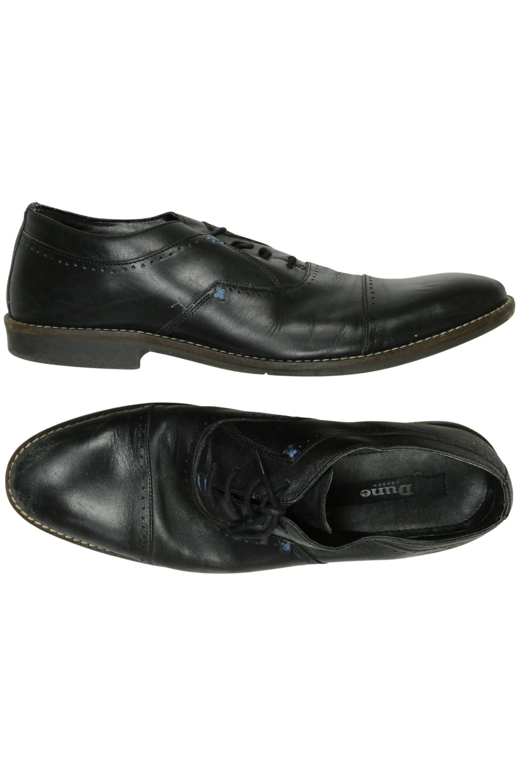 

Dune London Herren Halbschuh, schwarz, Gr. 43