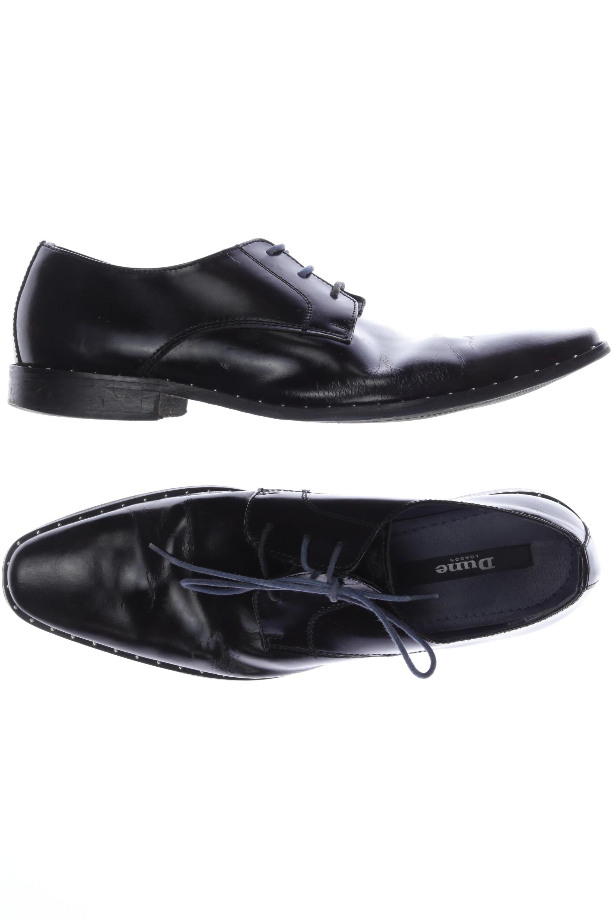 

Dune London Herren Halbschuh, schwarz, Gr. 45