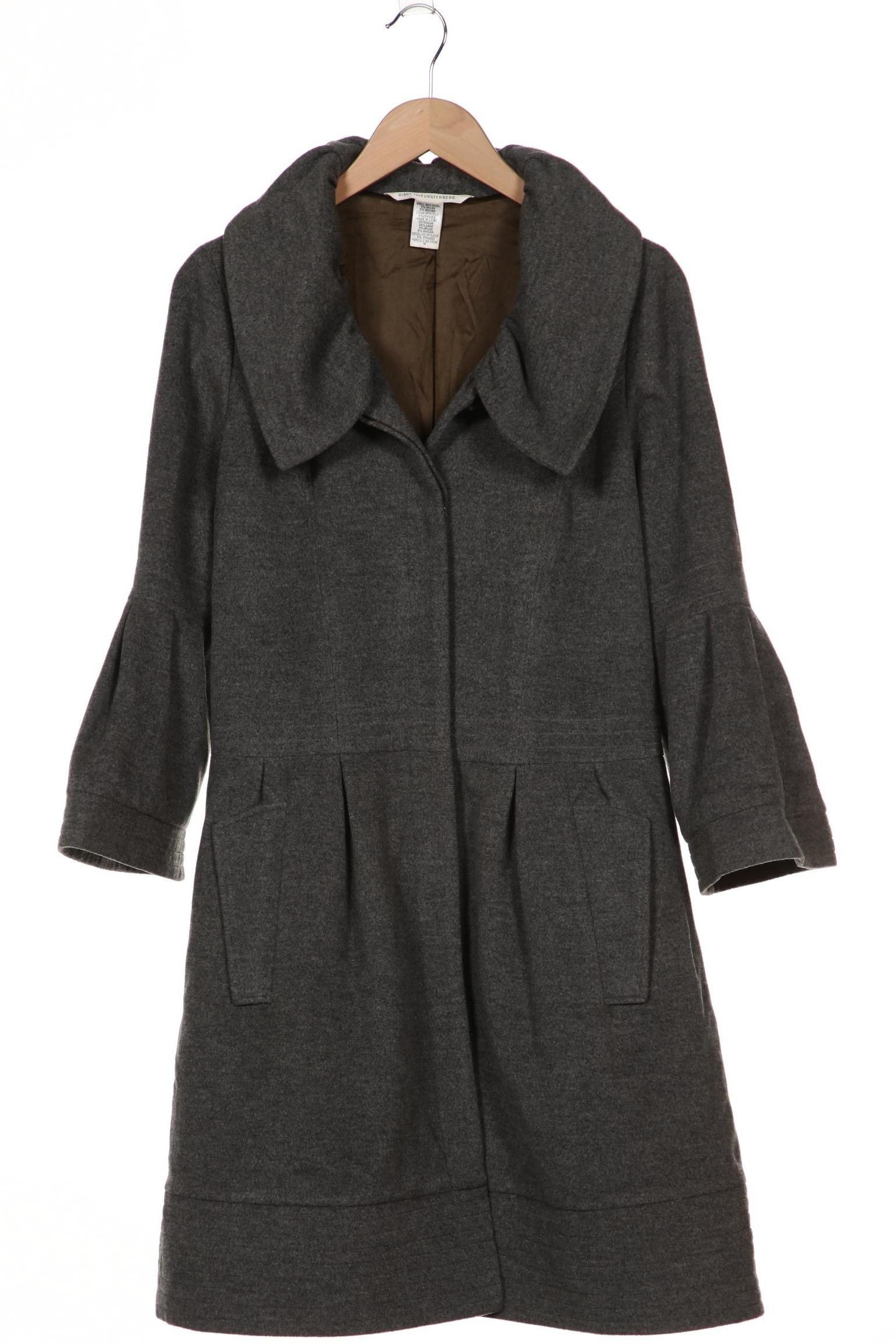 

DVF DIANE VON FURSTENBERG Damen Mantel, grau