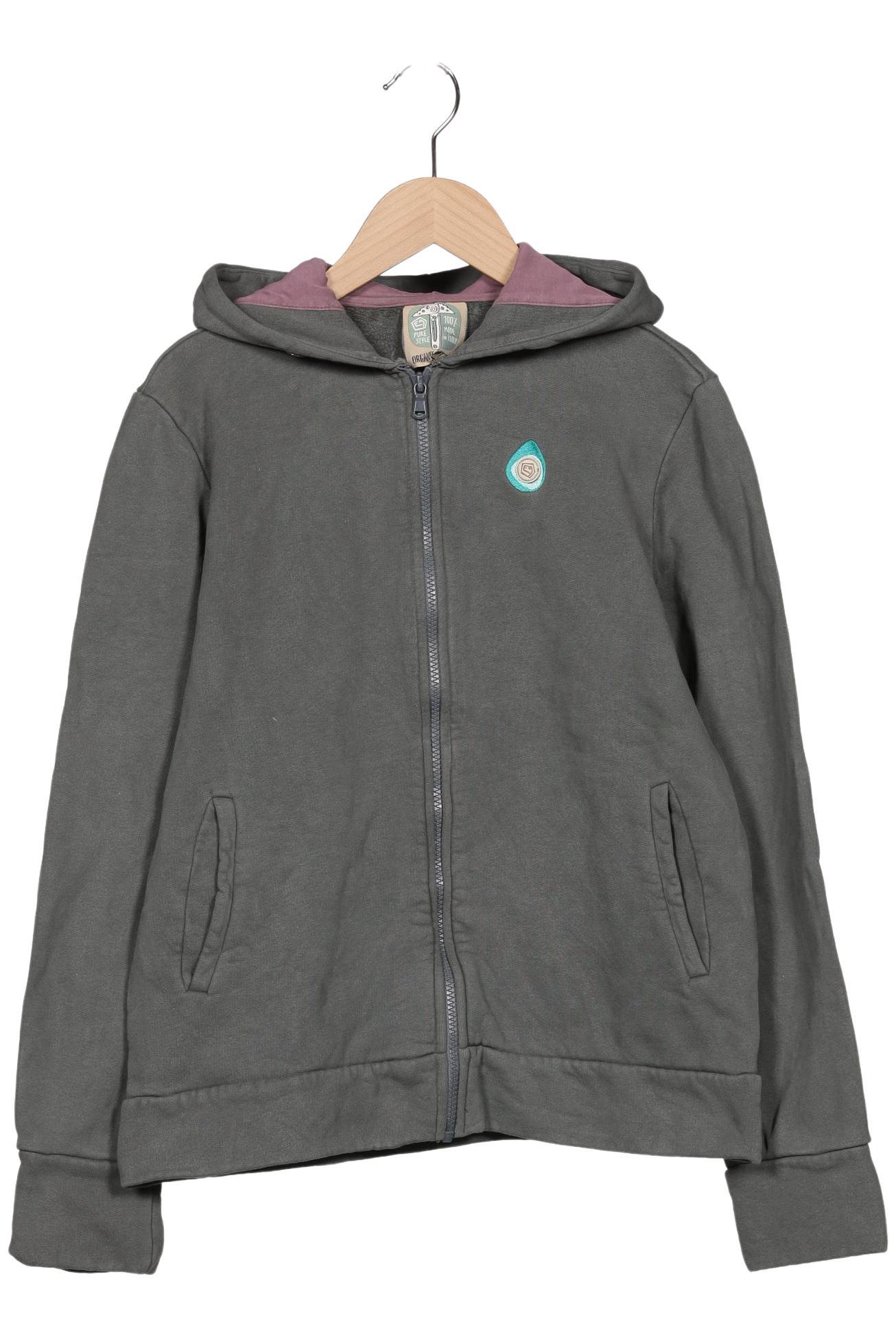 

E9 Damen Kapuzenpullover, grau, Gr. 38