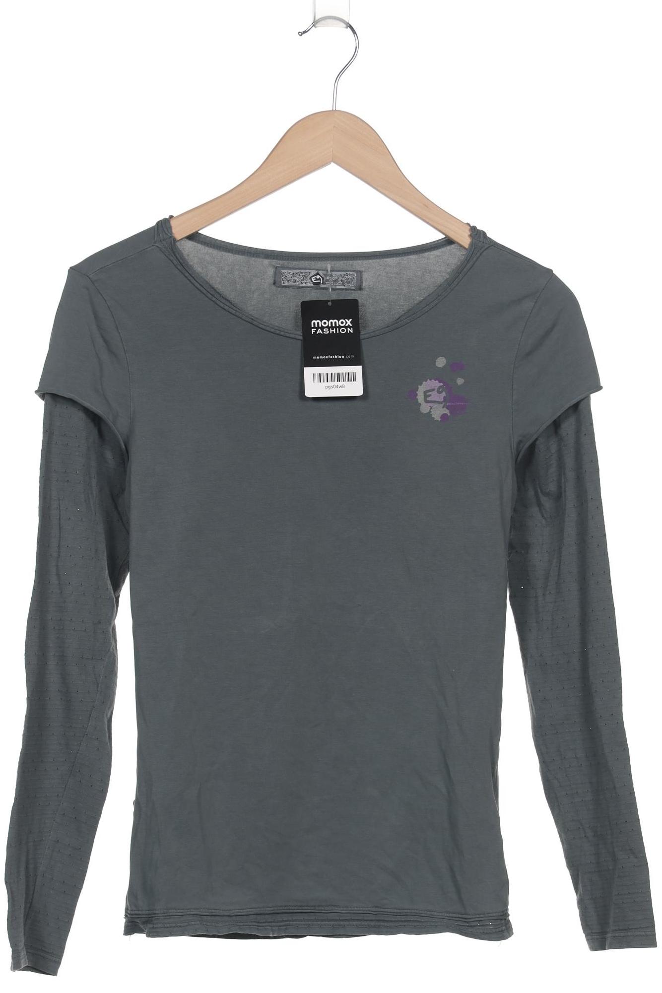 

E9 Damen Langarmshirt, grau, Gr. 36