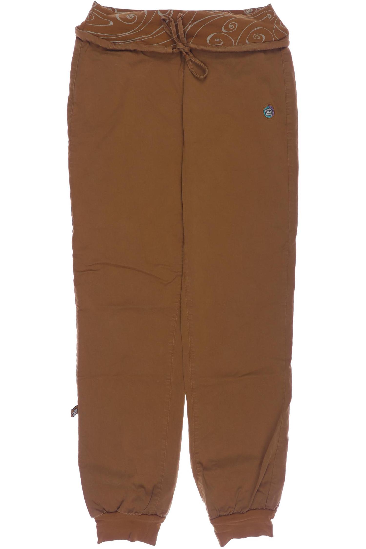 

E9 Damen Stoffhose, braun, Gr. 0