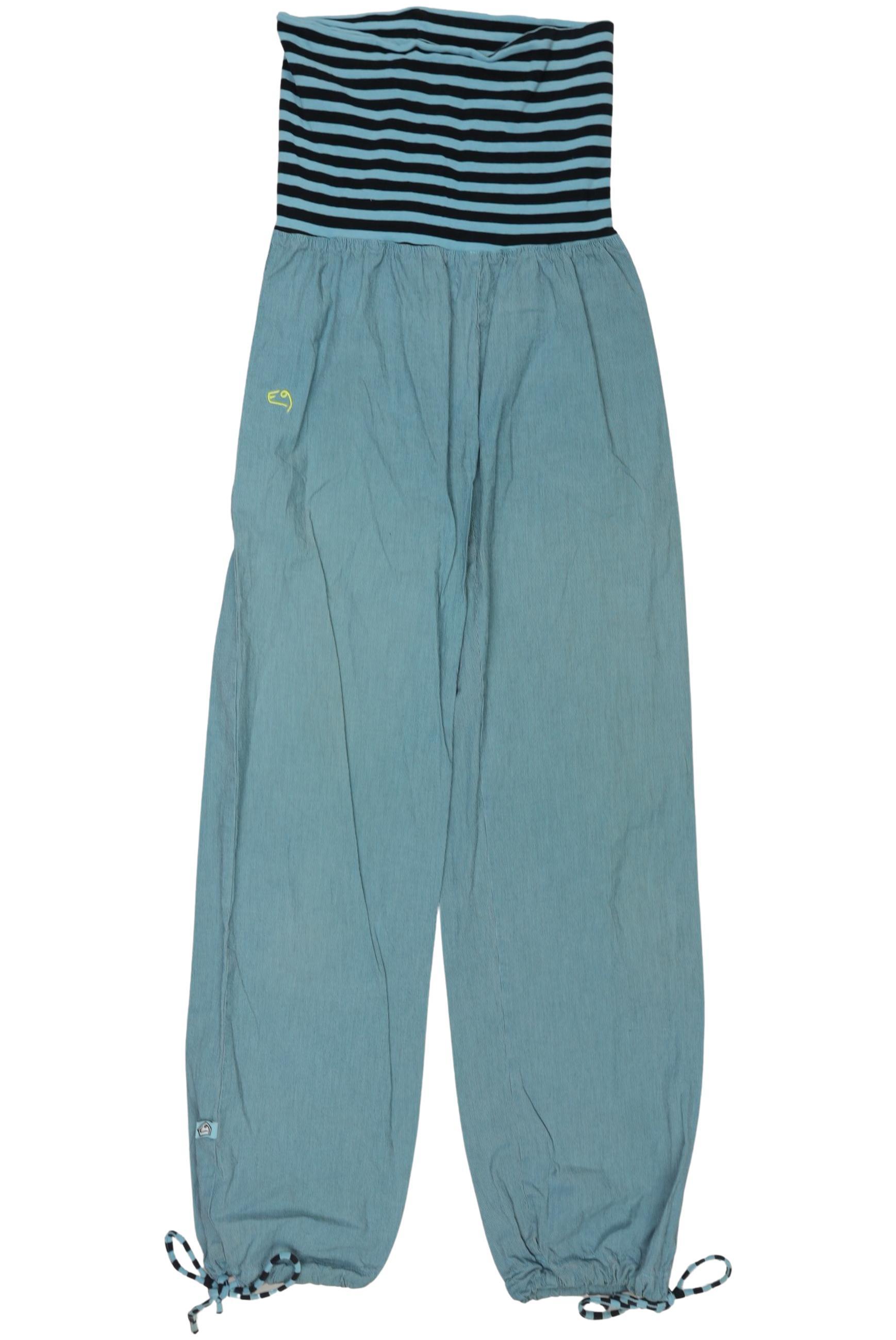 

E9 Damen Stoffhose, türkis, Gr. 0