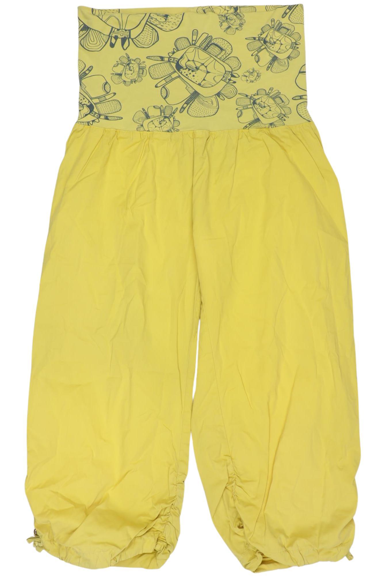 

E9 Damen Stoffhose, gelb, Gr. 0