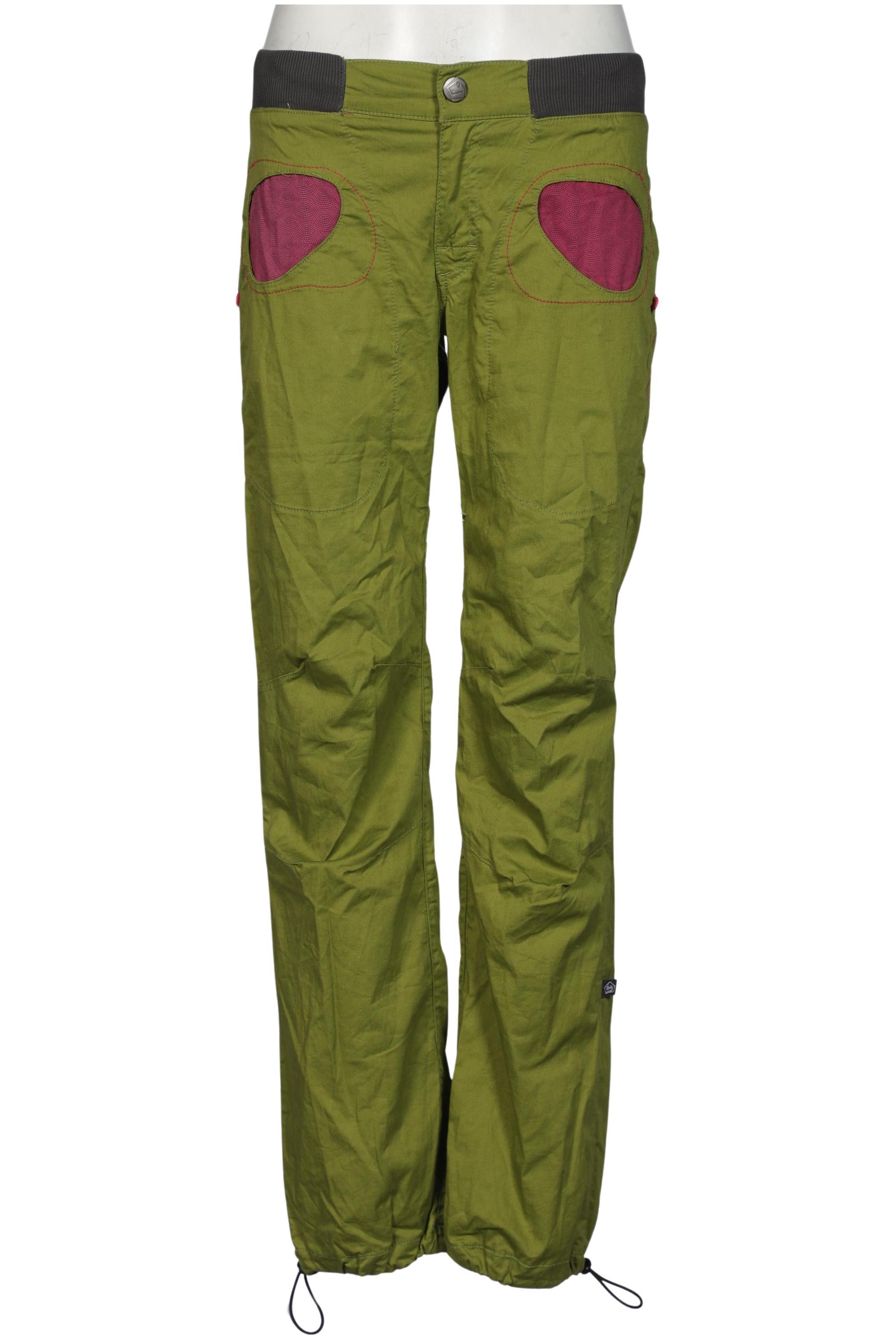 

E9 Damen Stoffhose, grün, Gr. 0