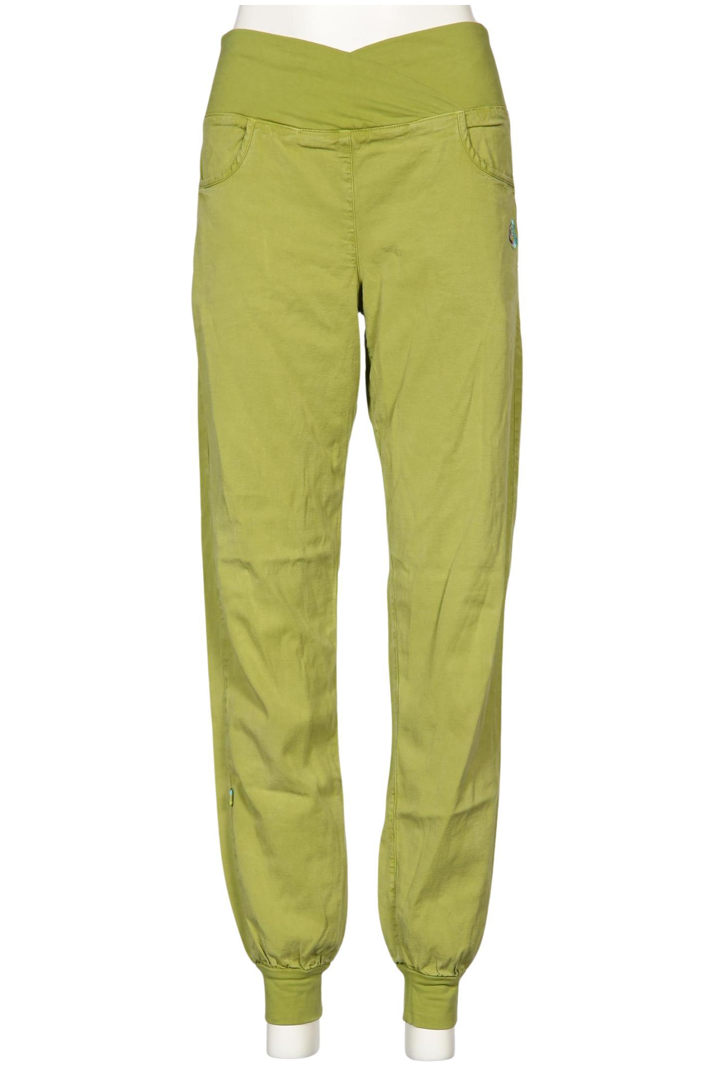 

E9 Damen Stoffhose, hellgrün, Gr. 0