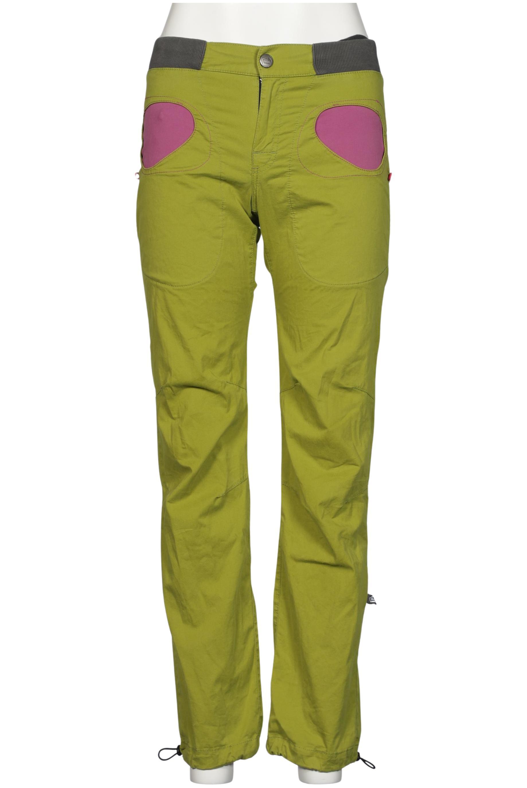 

E9 Damen Stoffhose, grün, Gr. 0