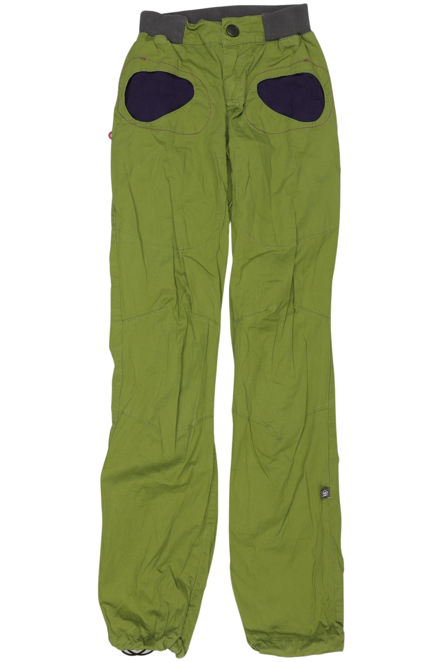 

E9 Damen Stoffhose, grün, Gr. 0