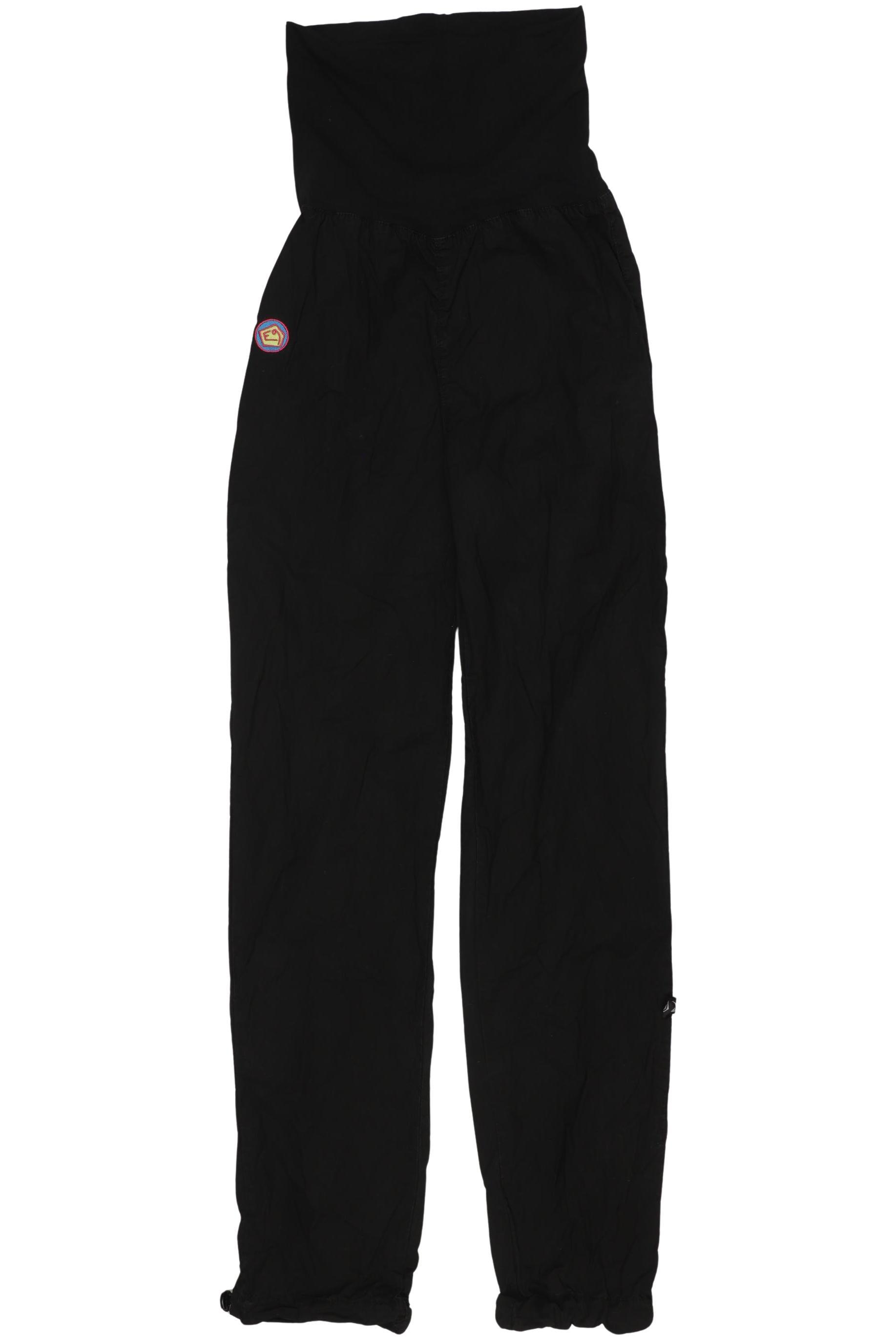 

E9 Damen Stoffhose, schwarz, Gr. 0