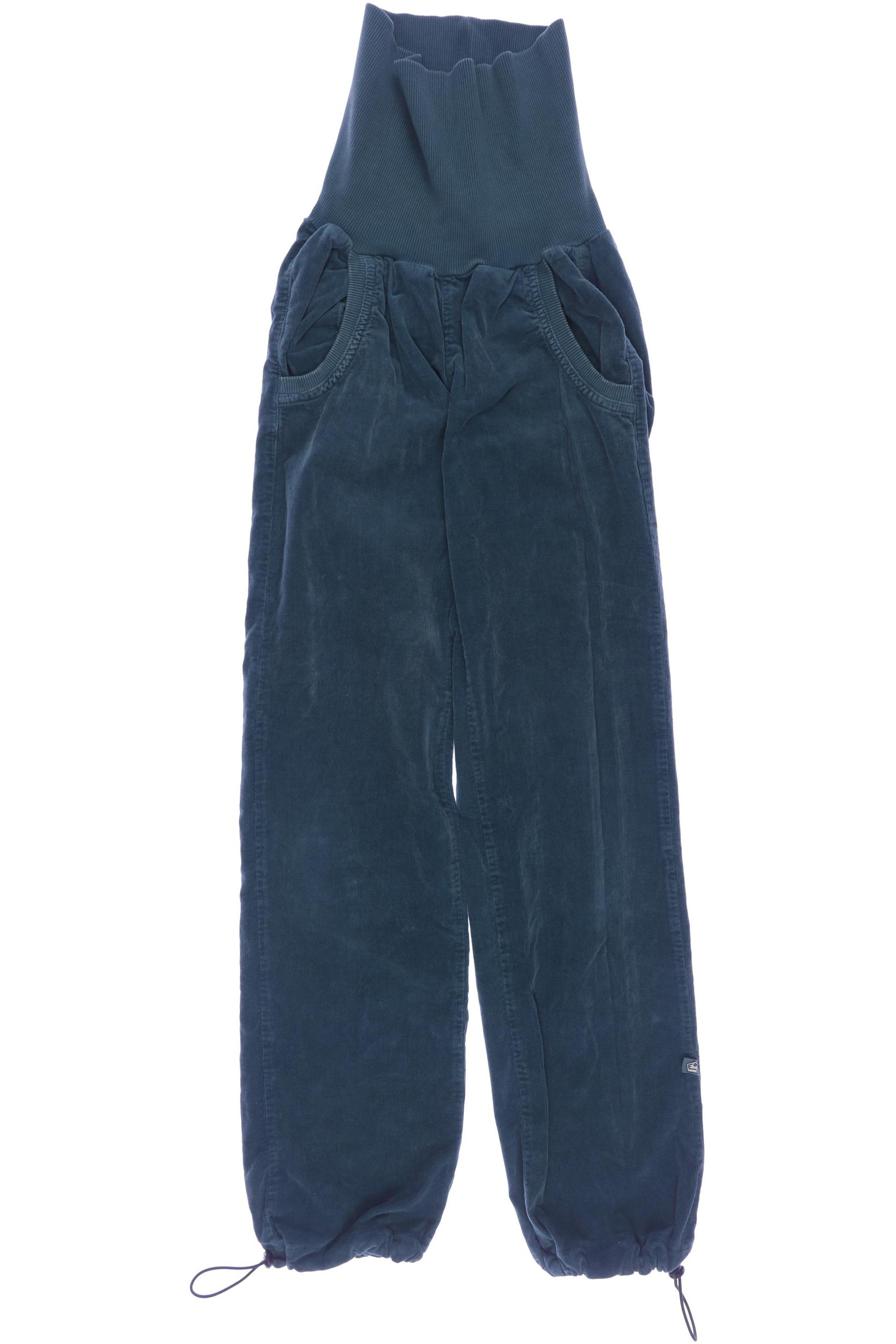 

E9 Damen Stoffhose, türkis, Gr. 0
