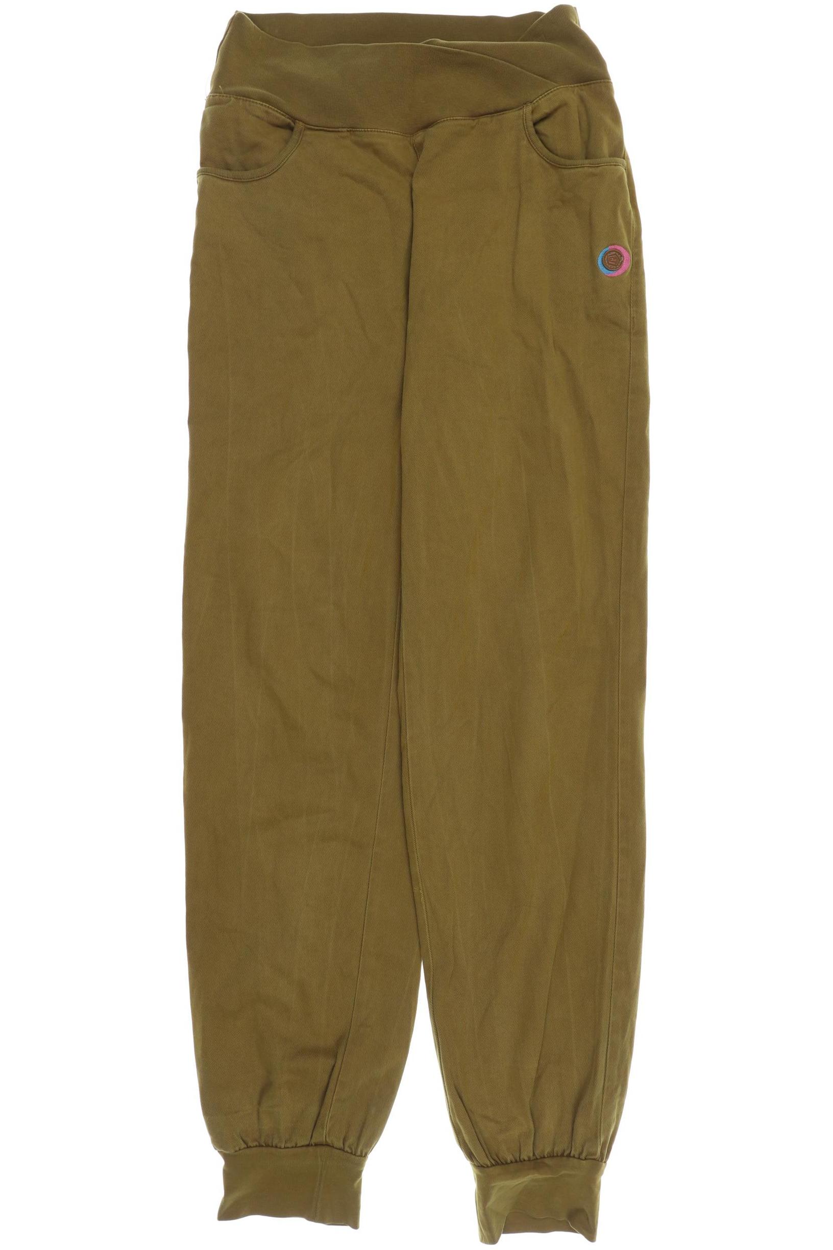 

E9 Damen Stoffhose, grün, Gr. 0