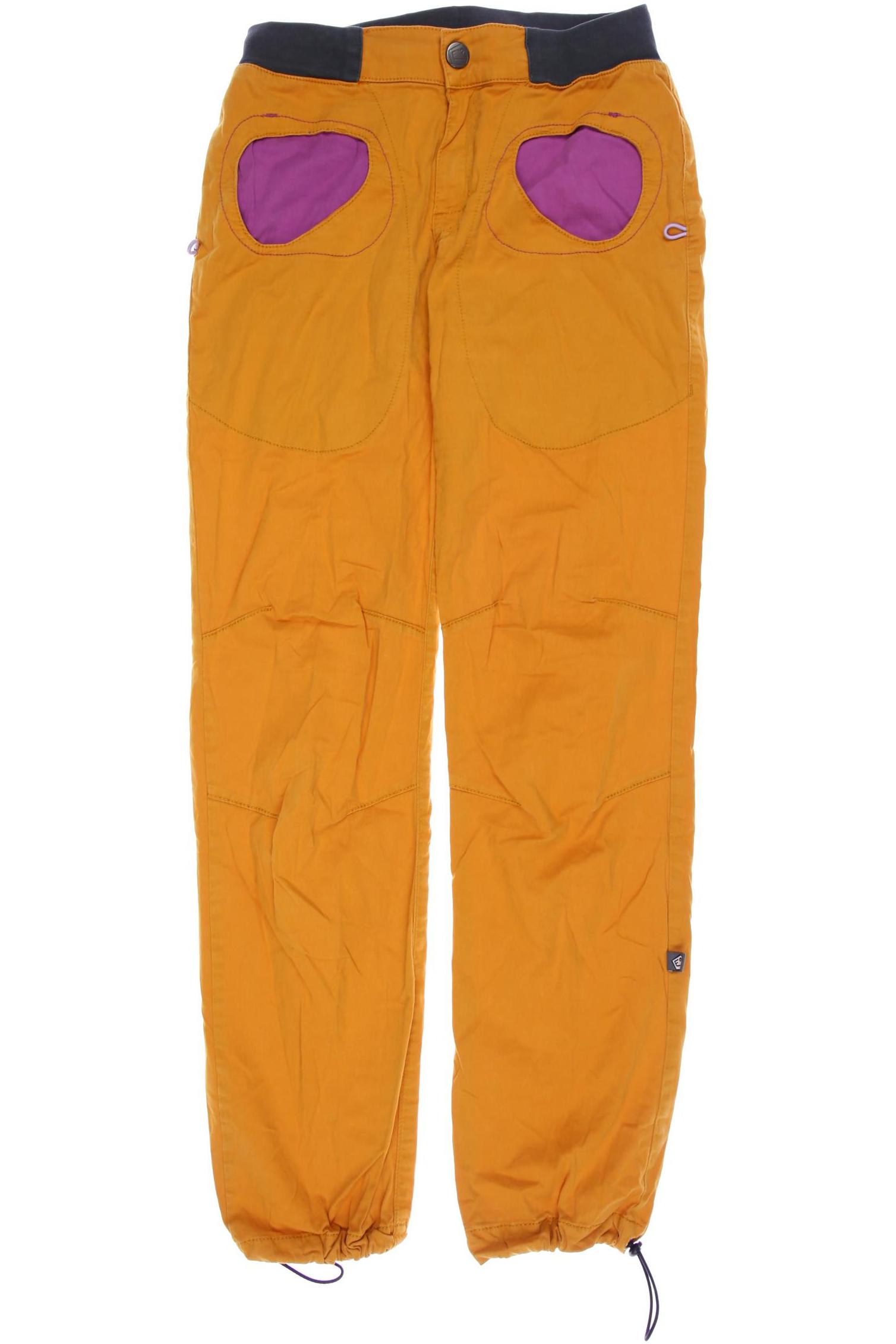 

E9 Damen Stoffhose, orange, Gr. 0