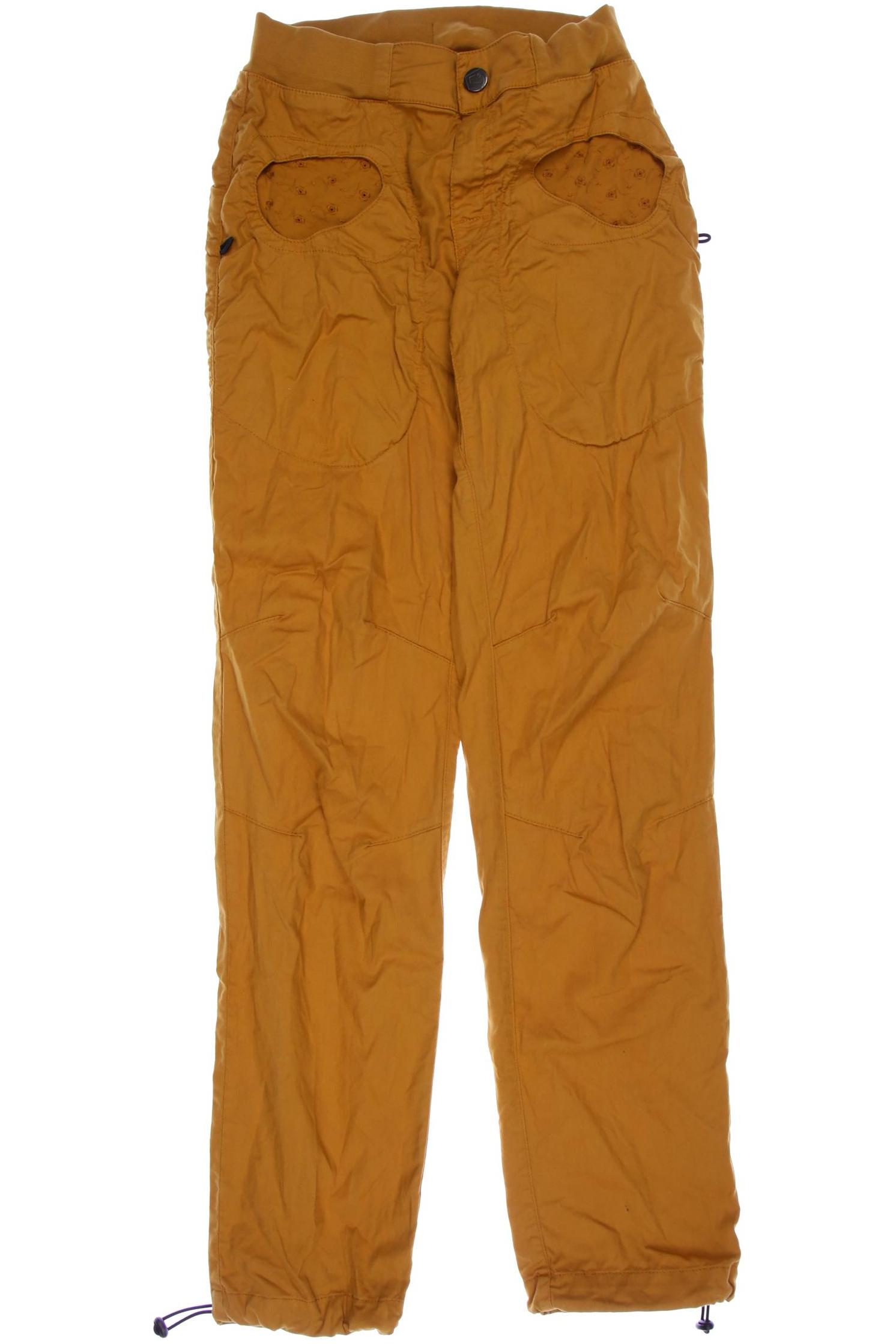 

E9 Damen Stoffhose, orange, Gr. 0