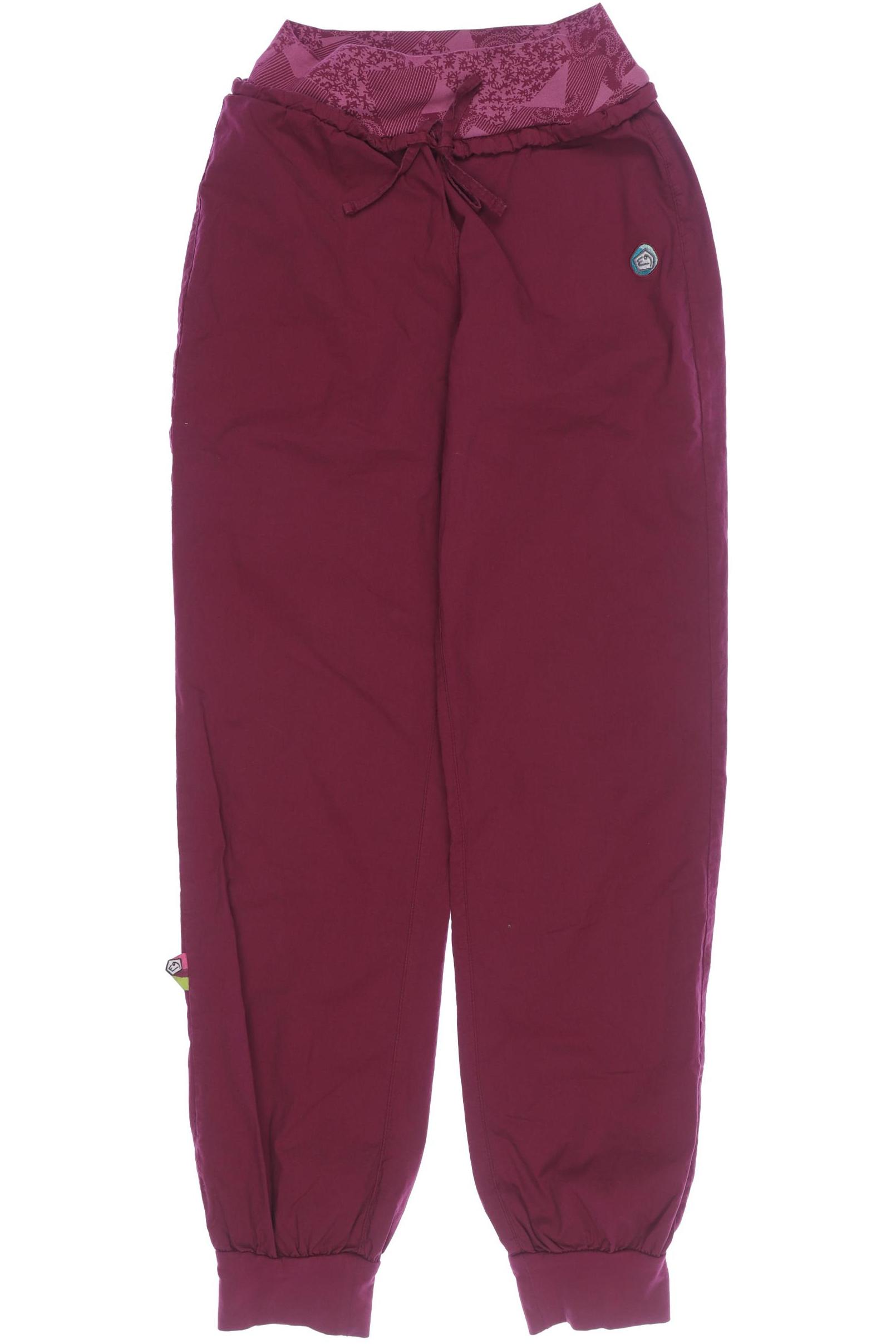 

E9 Damen Stoffhose, bordeaux, Gr. 0