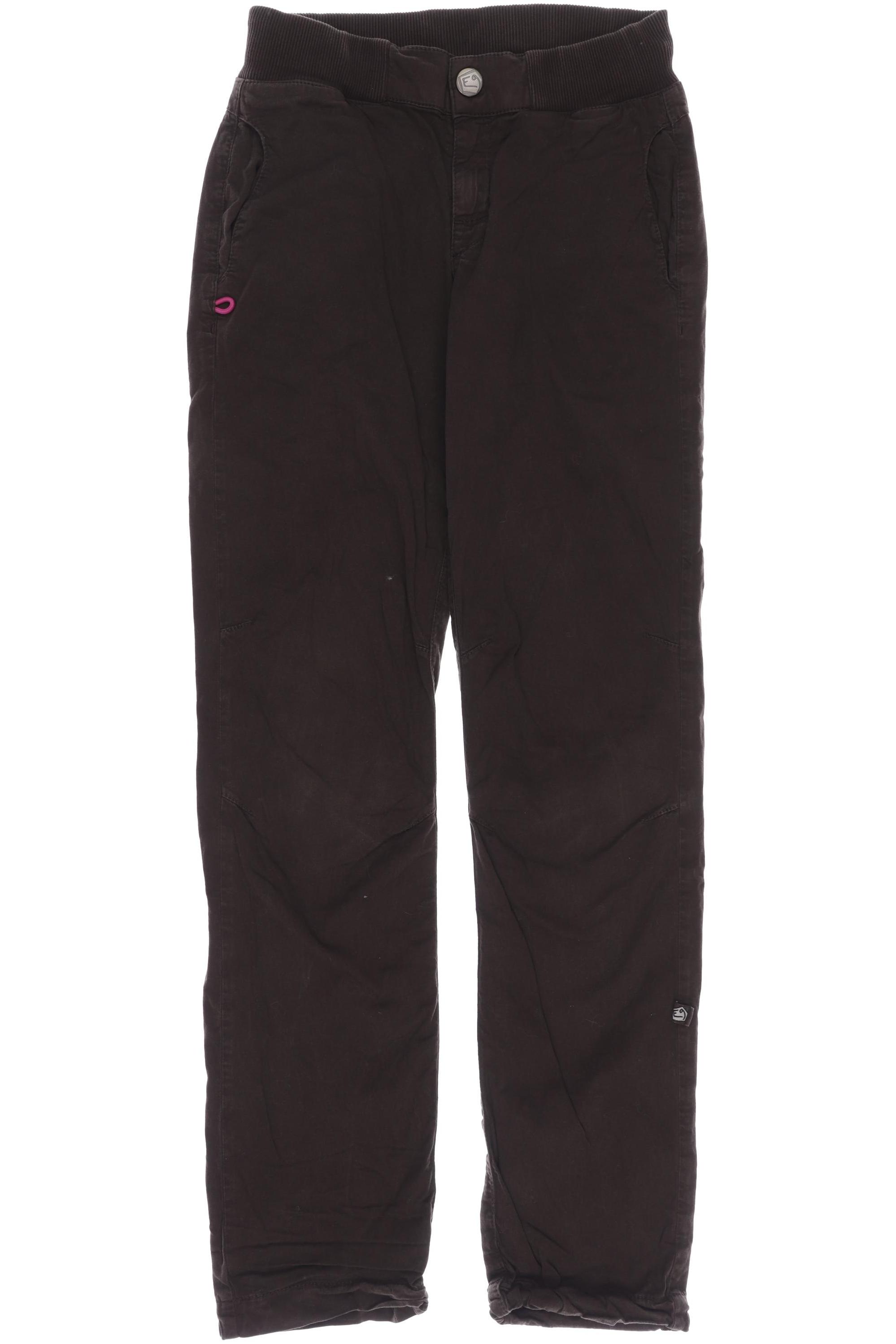 

E9 Damen Stoffhose, braun, Gr. 0