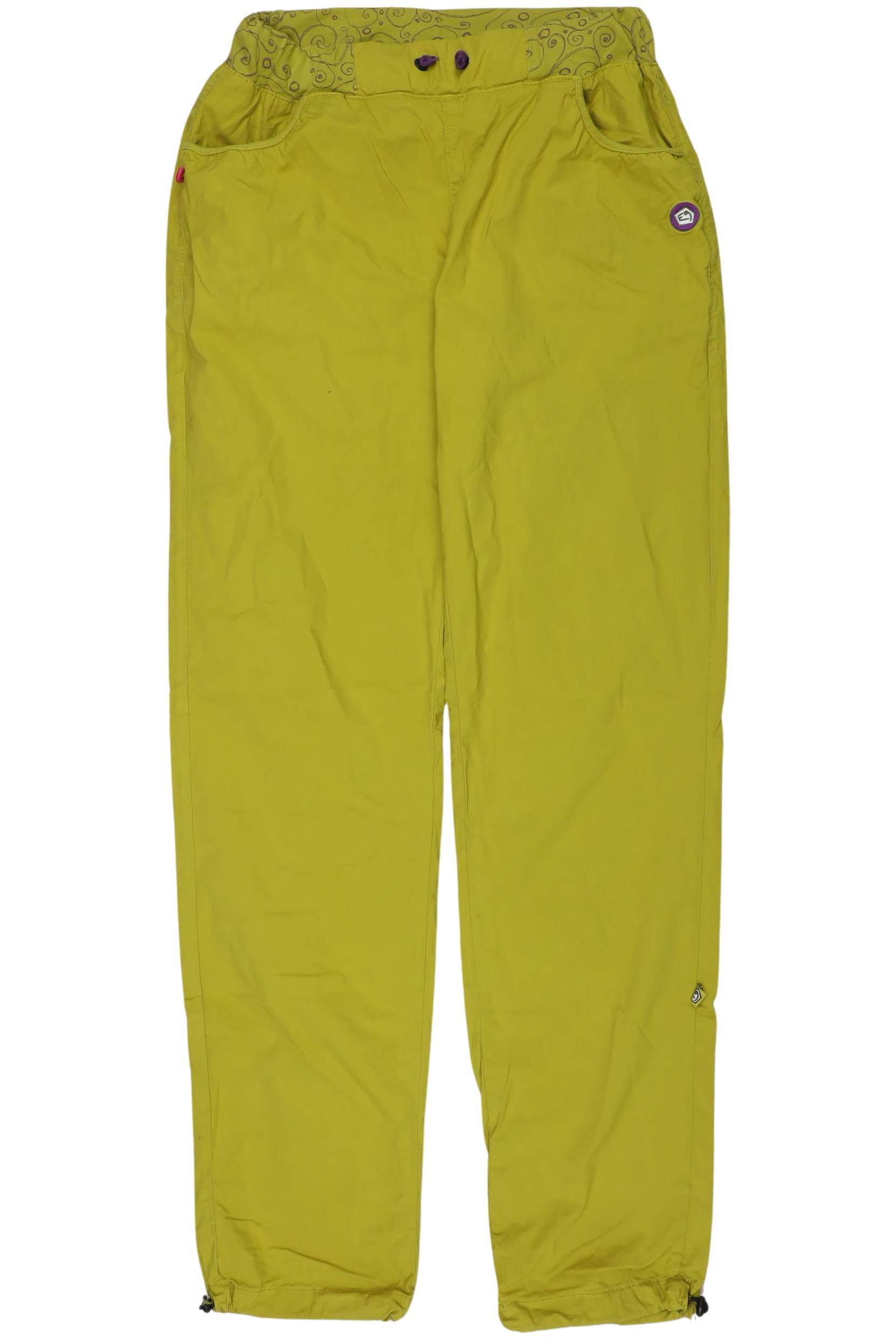 

E9 Damen Stoffhose, gelb, Gr. 0