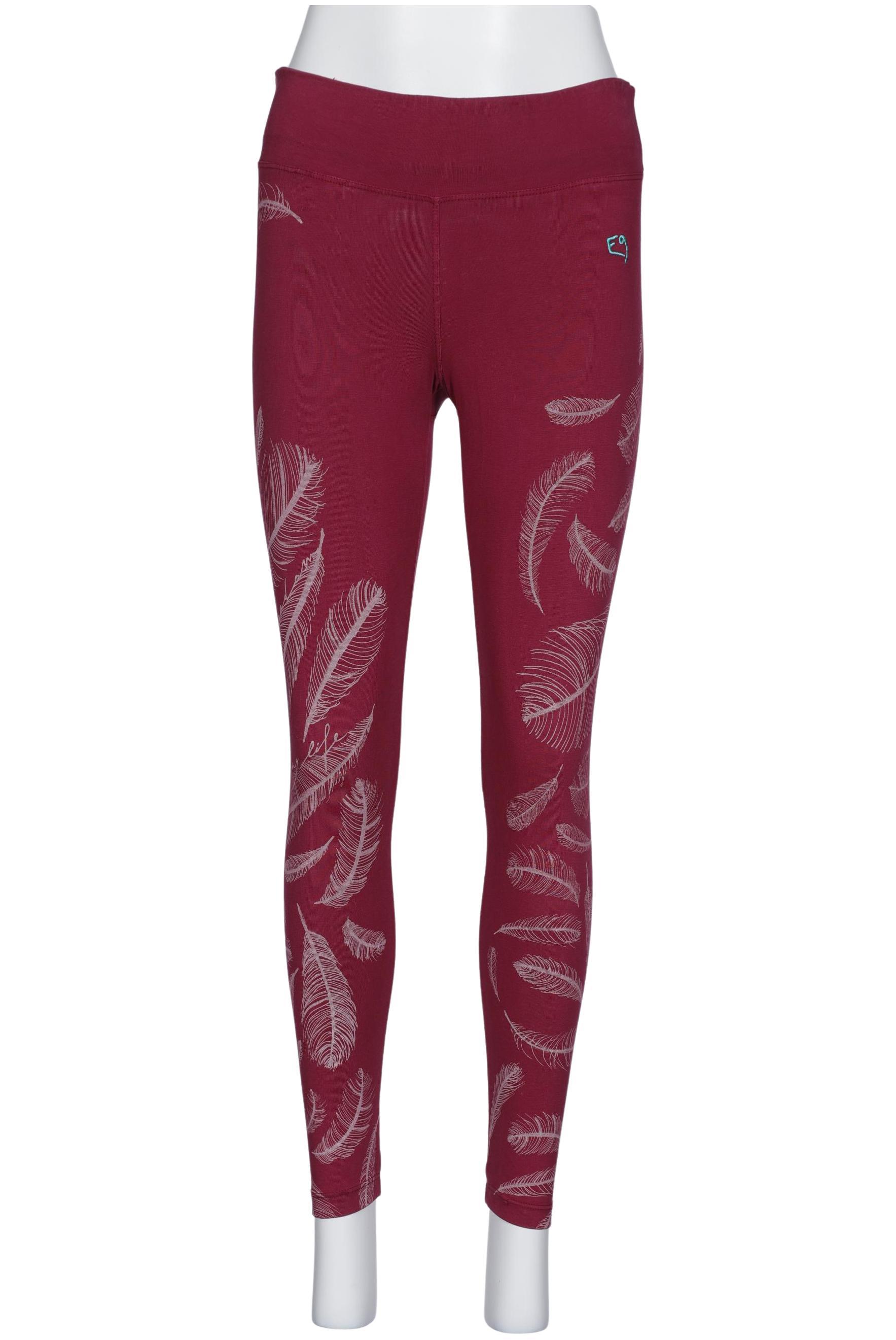 

E9 Damen Stoffhose, bordeaux, Gr. 0