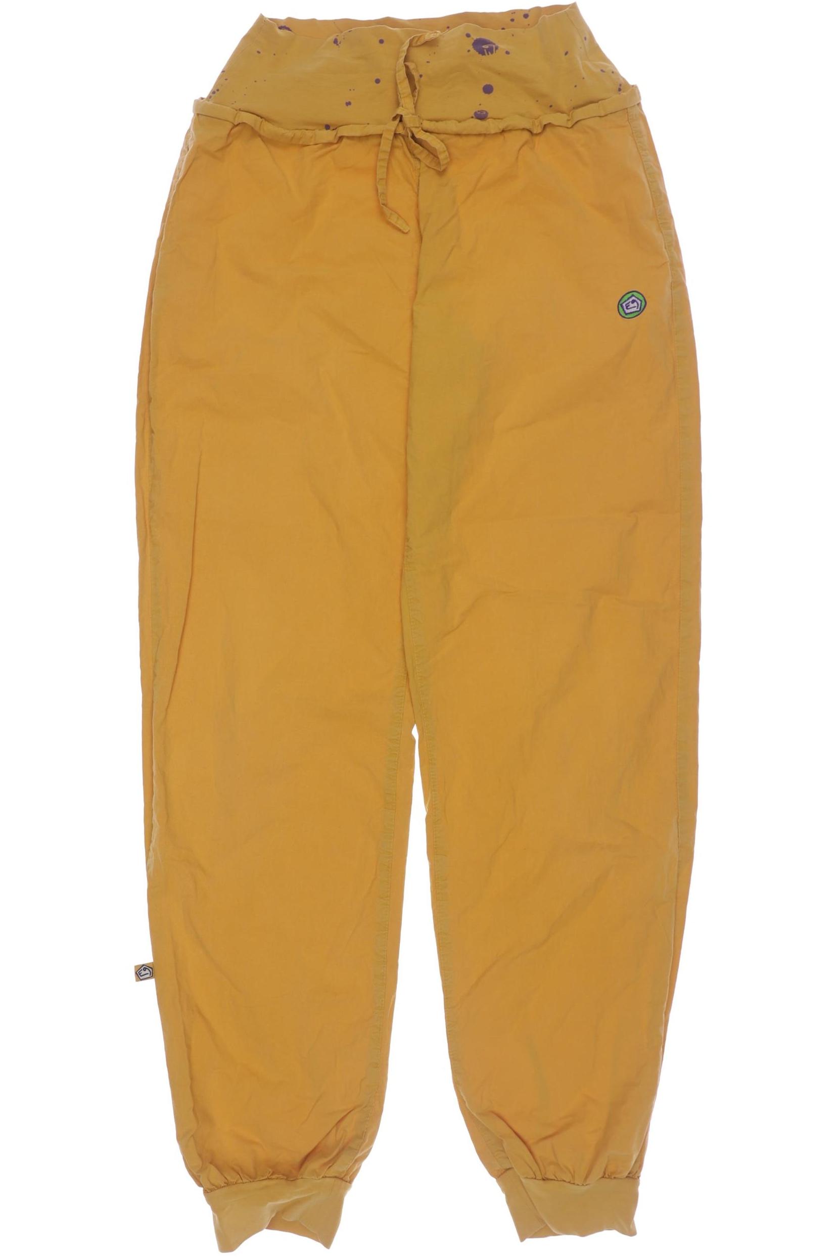 

E9 Damen Stoffhose, gelb, Gr. 0