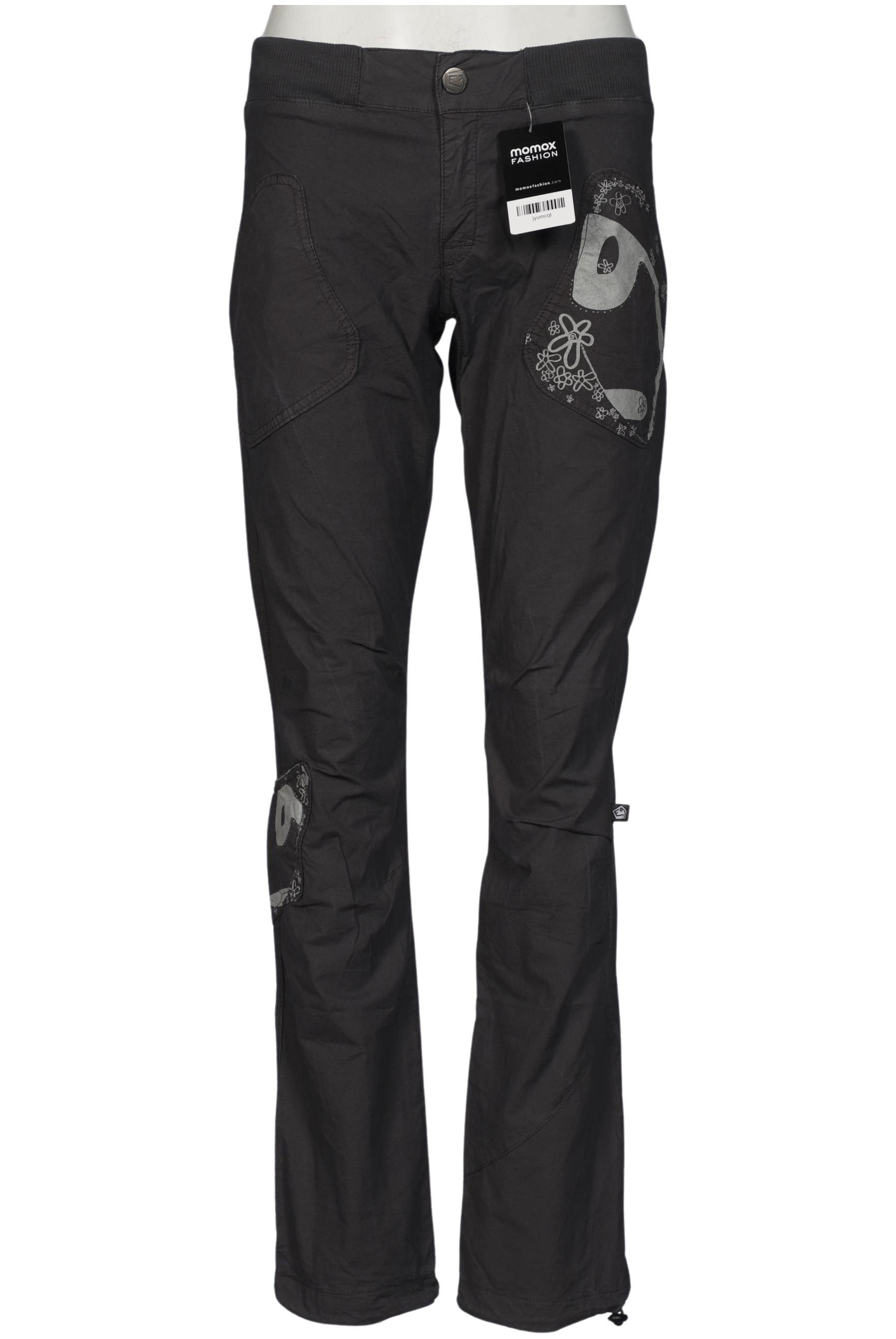 

E9 Damen Stoffhose, grau, Gr. 0