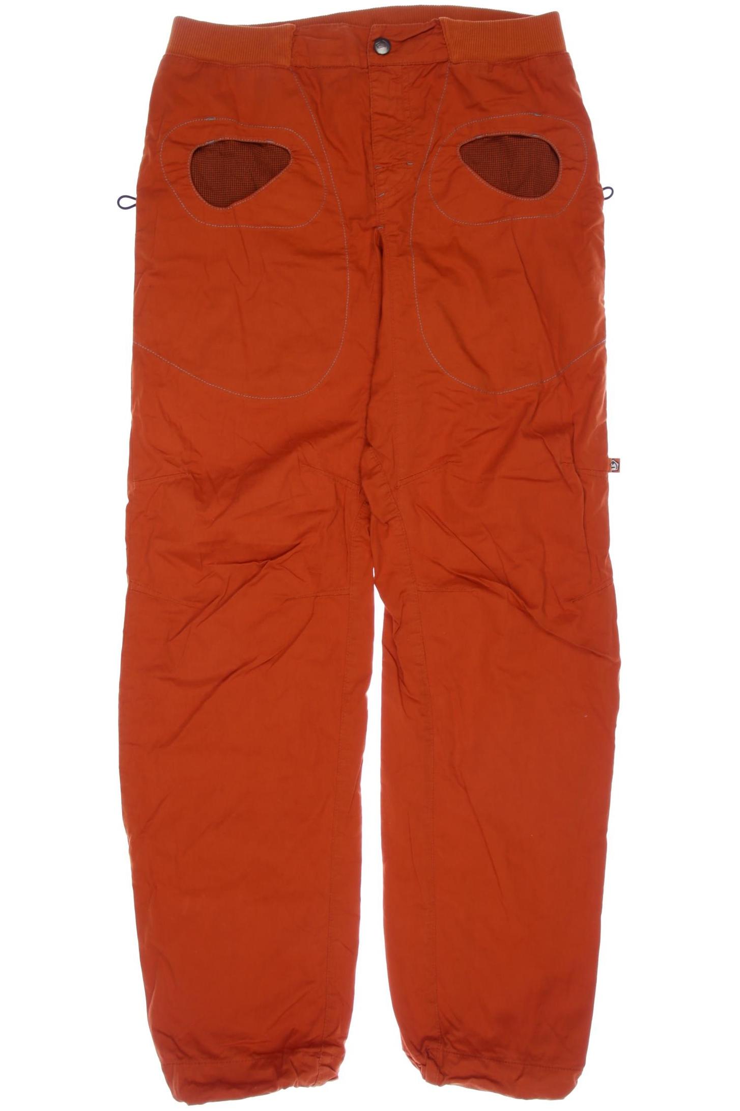

E9 Damen Stoffhose, orange, Gr. 0