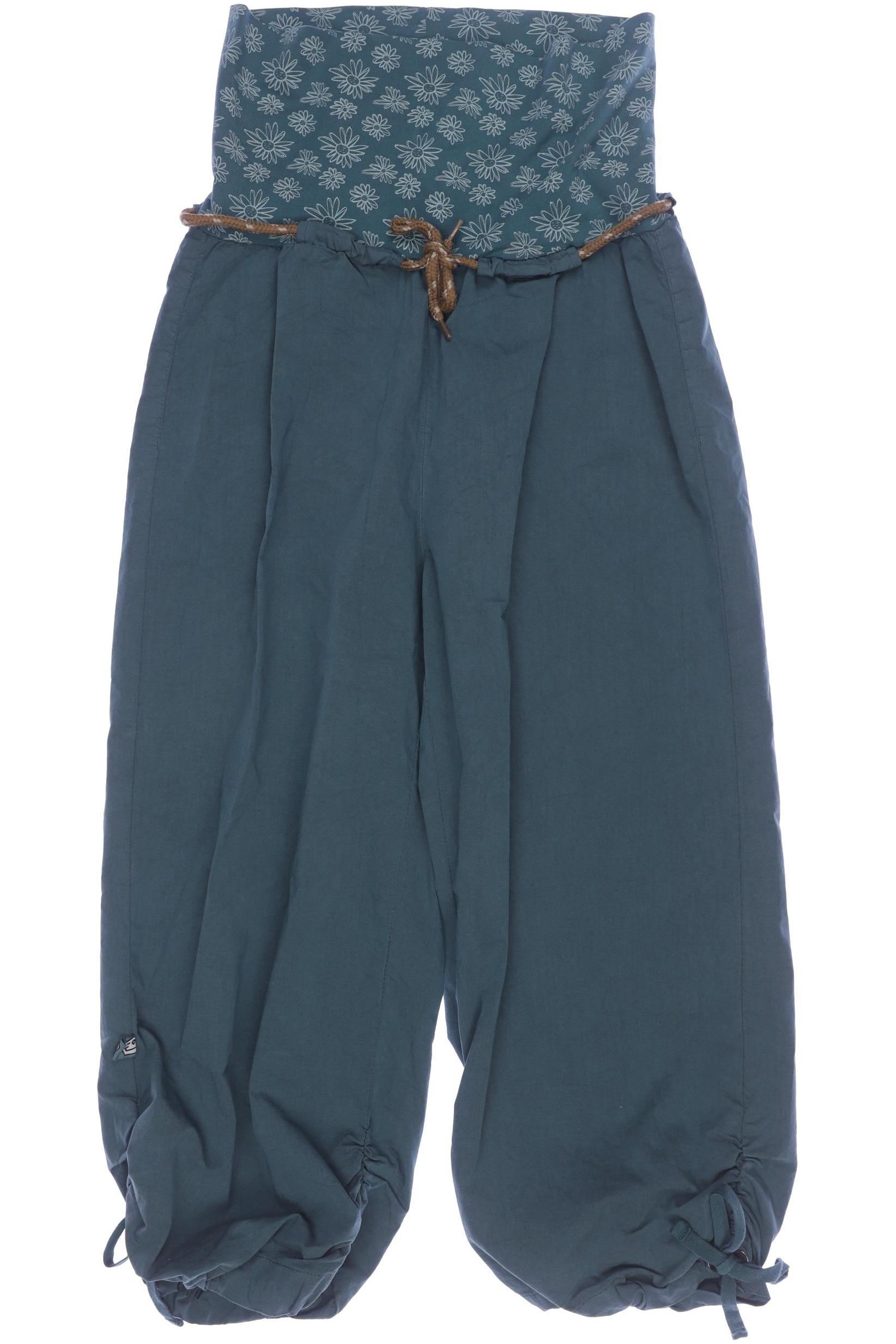 

E9 Damen Stoffhose, türkis, Gr. 0