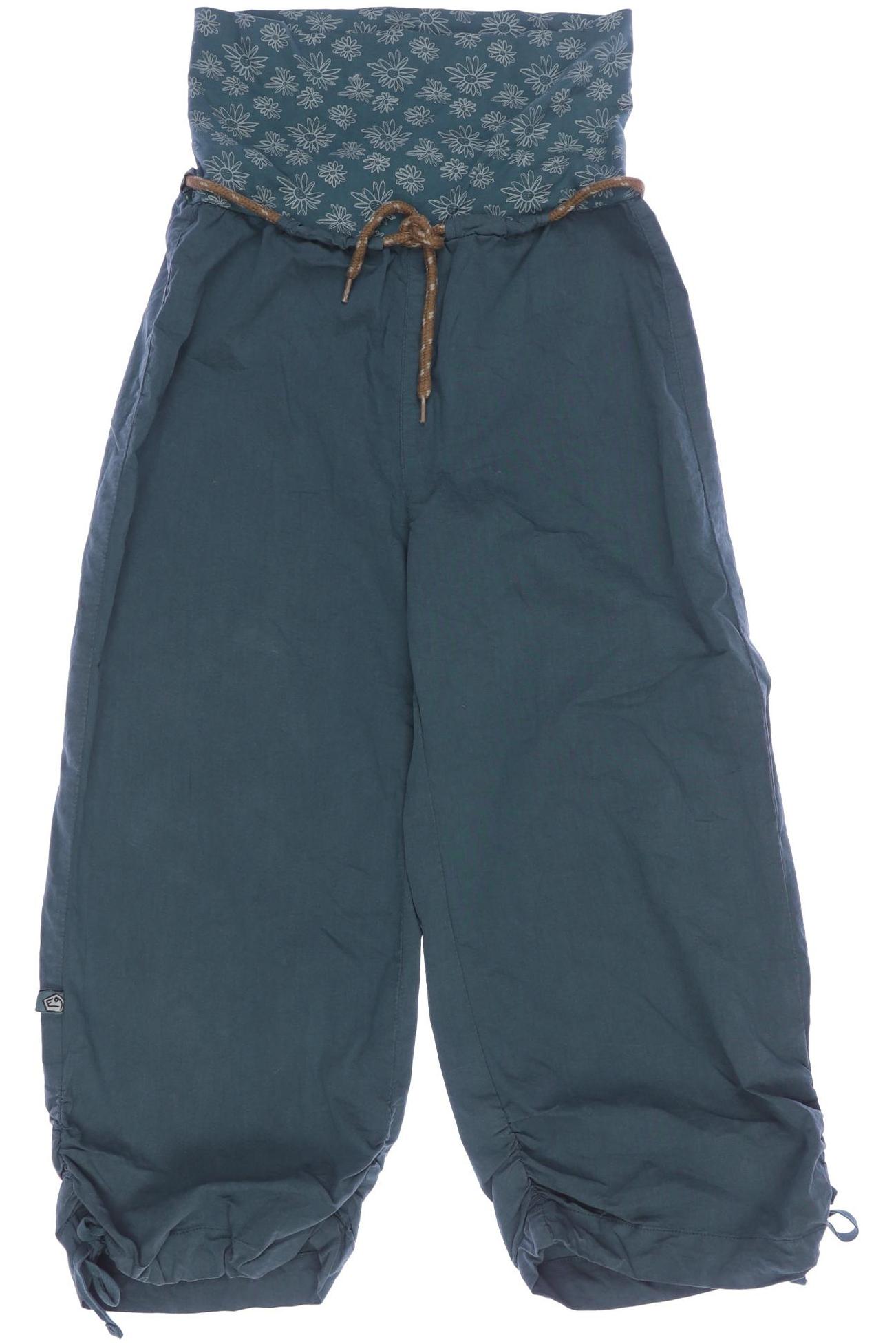 

E9 Damen Stoffhose, türkis, Gr. 0