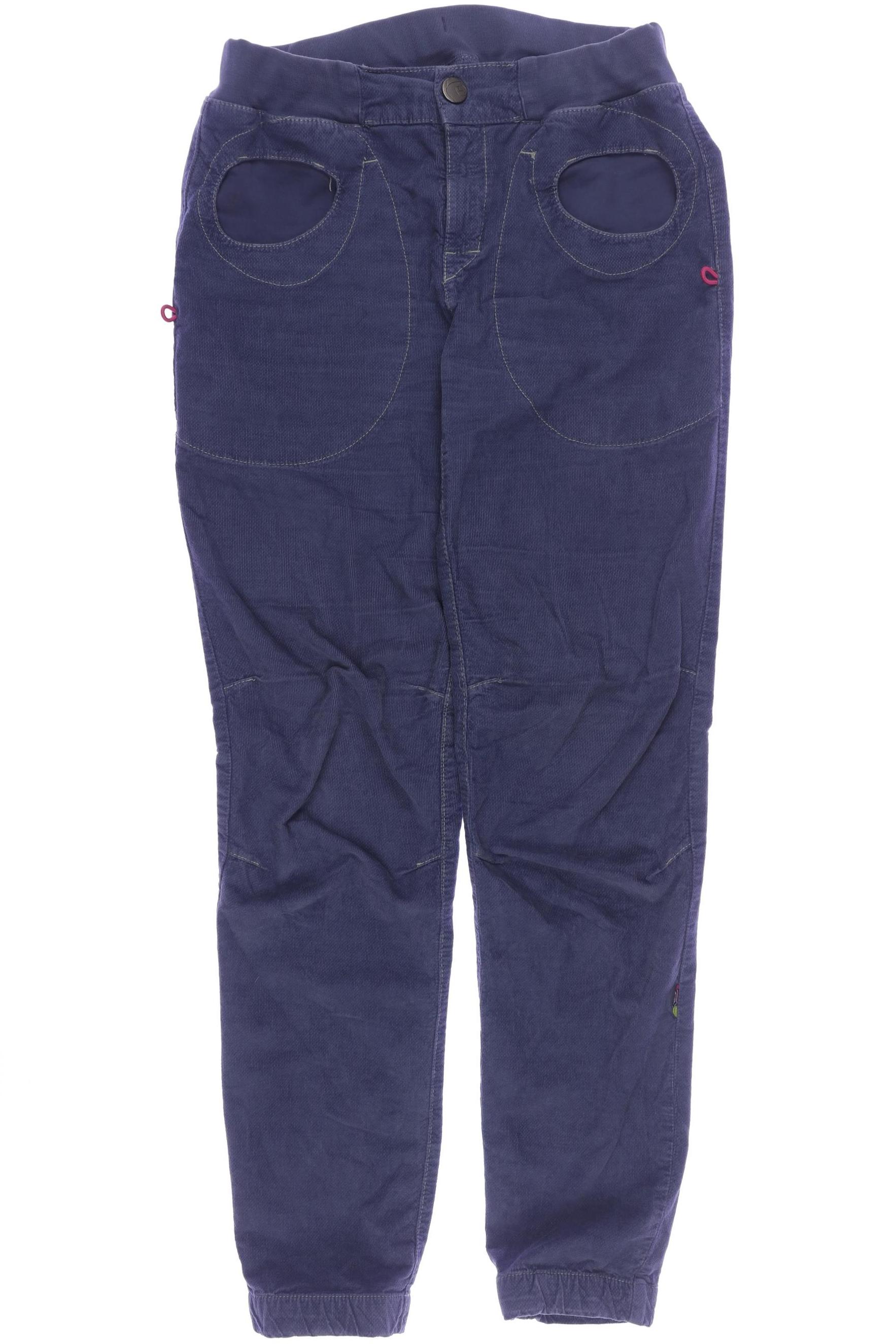 

E9 Damen Stoffhose, blau, Gr. 0