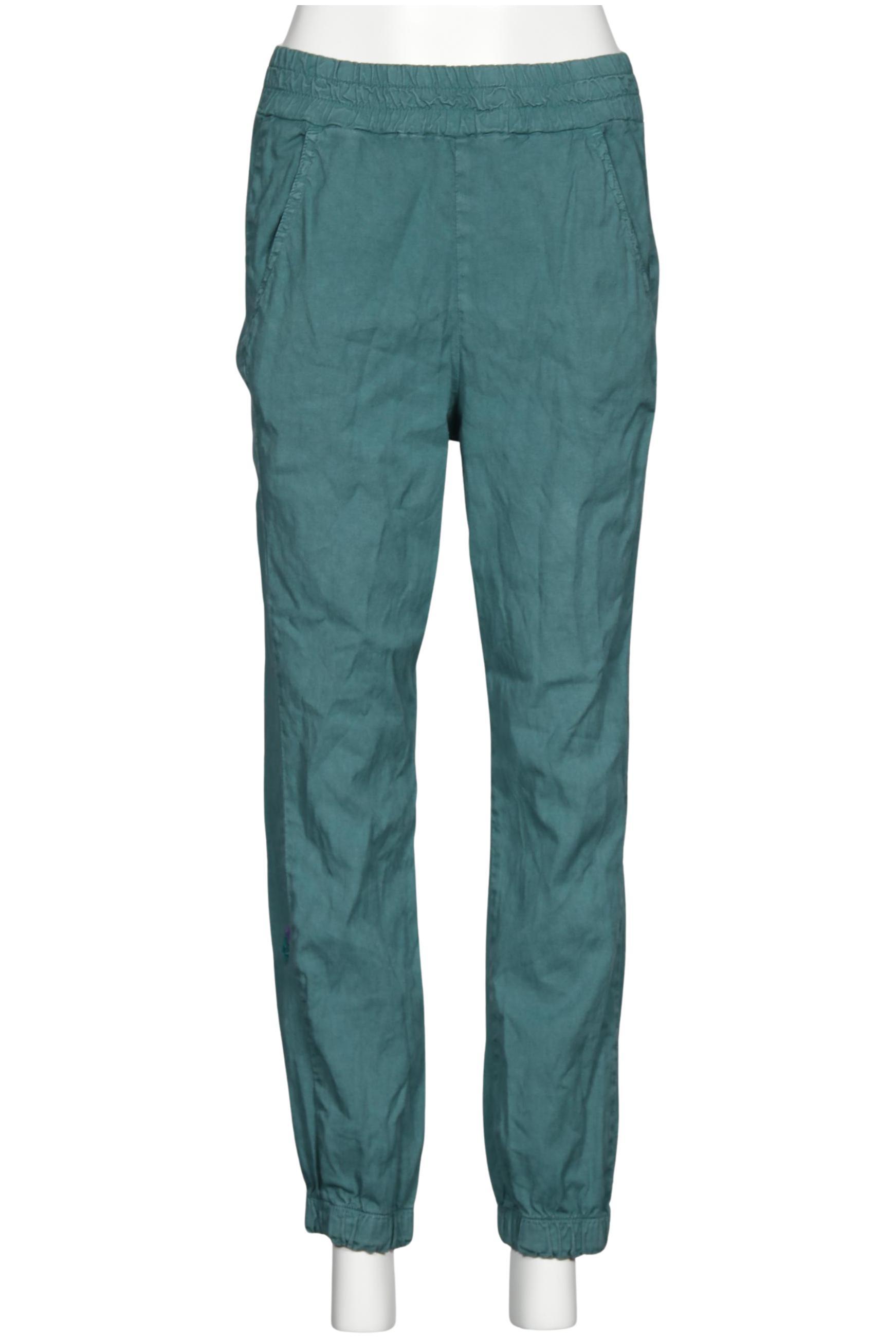 

E9 Damen Stoffhose, türkis, Gr. 0