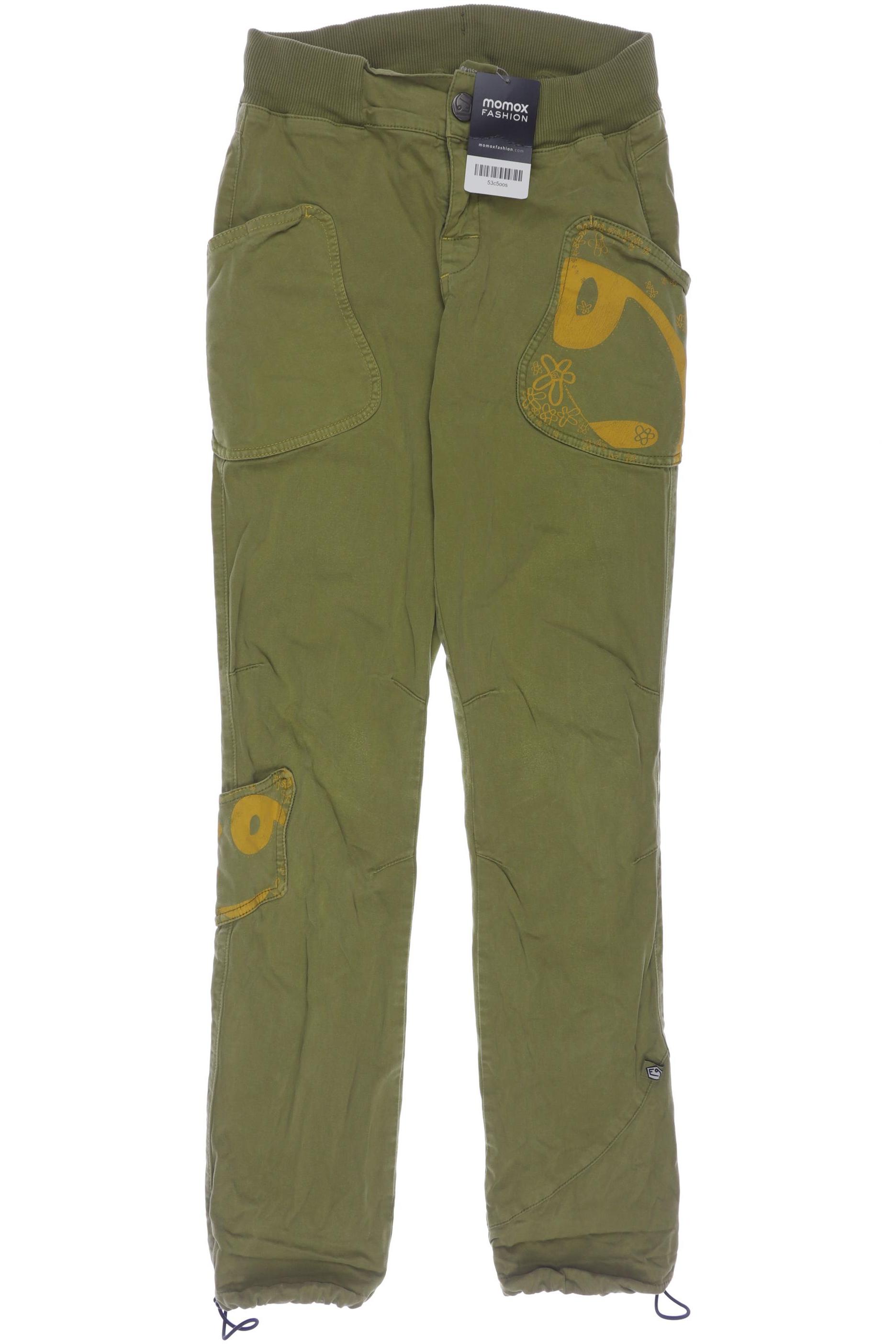 

E9 Damen Stoffhose, grün, Gr. 0