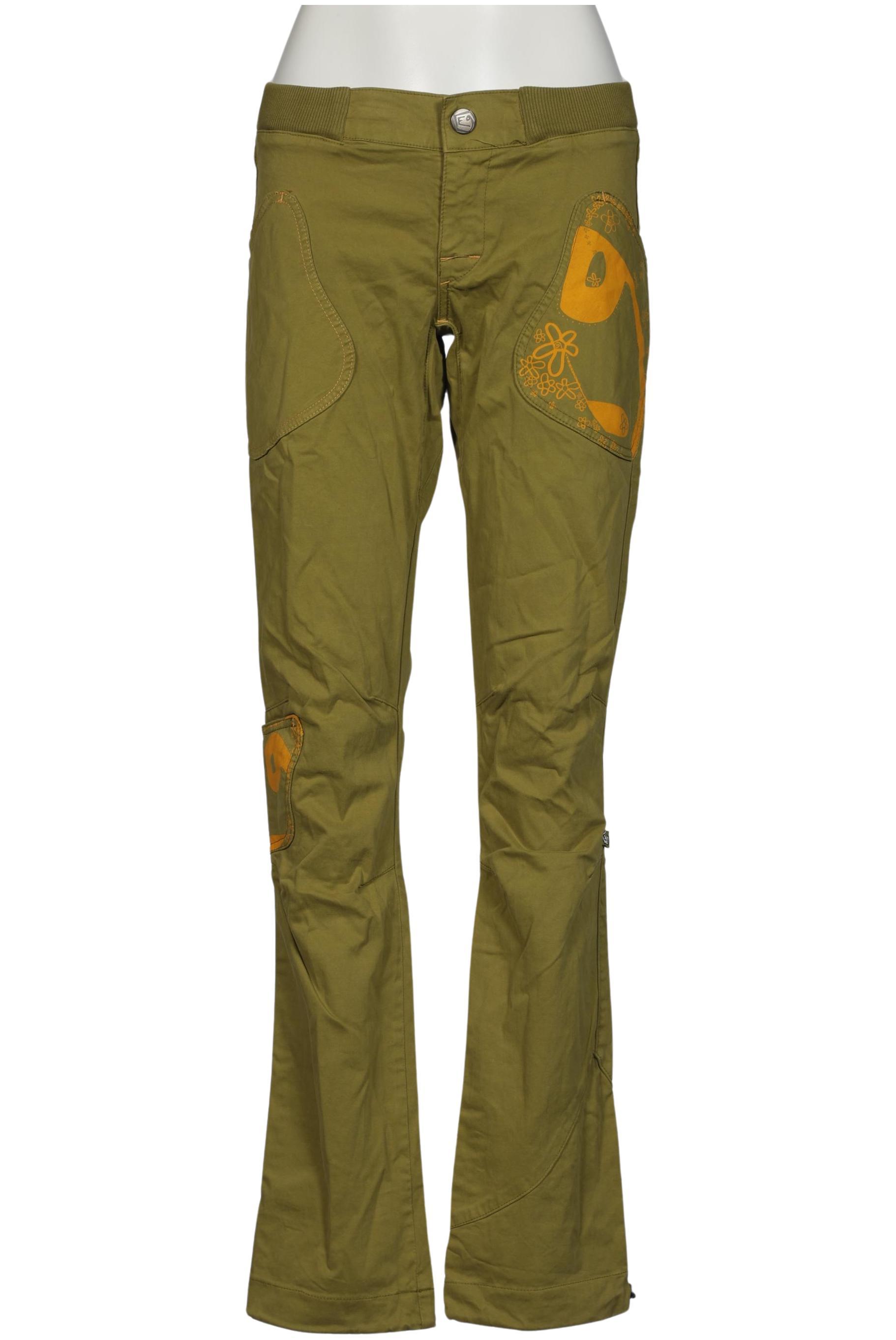 

E9 Damen Stoffhose, grün, Gr. 0