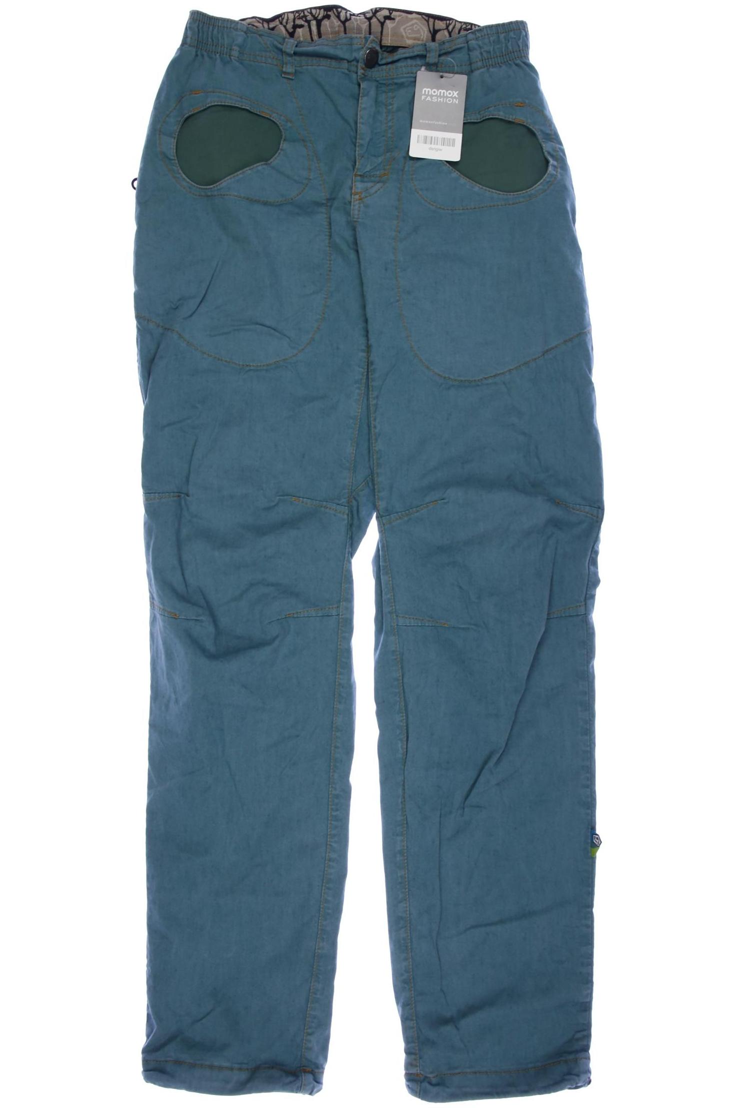 

E9 Herren Stoffhose, türkis, Gr. 0