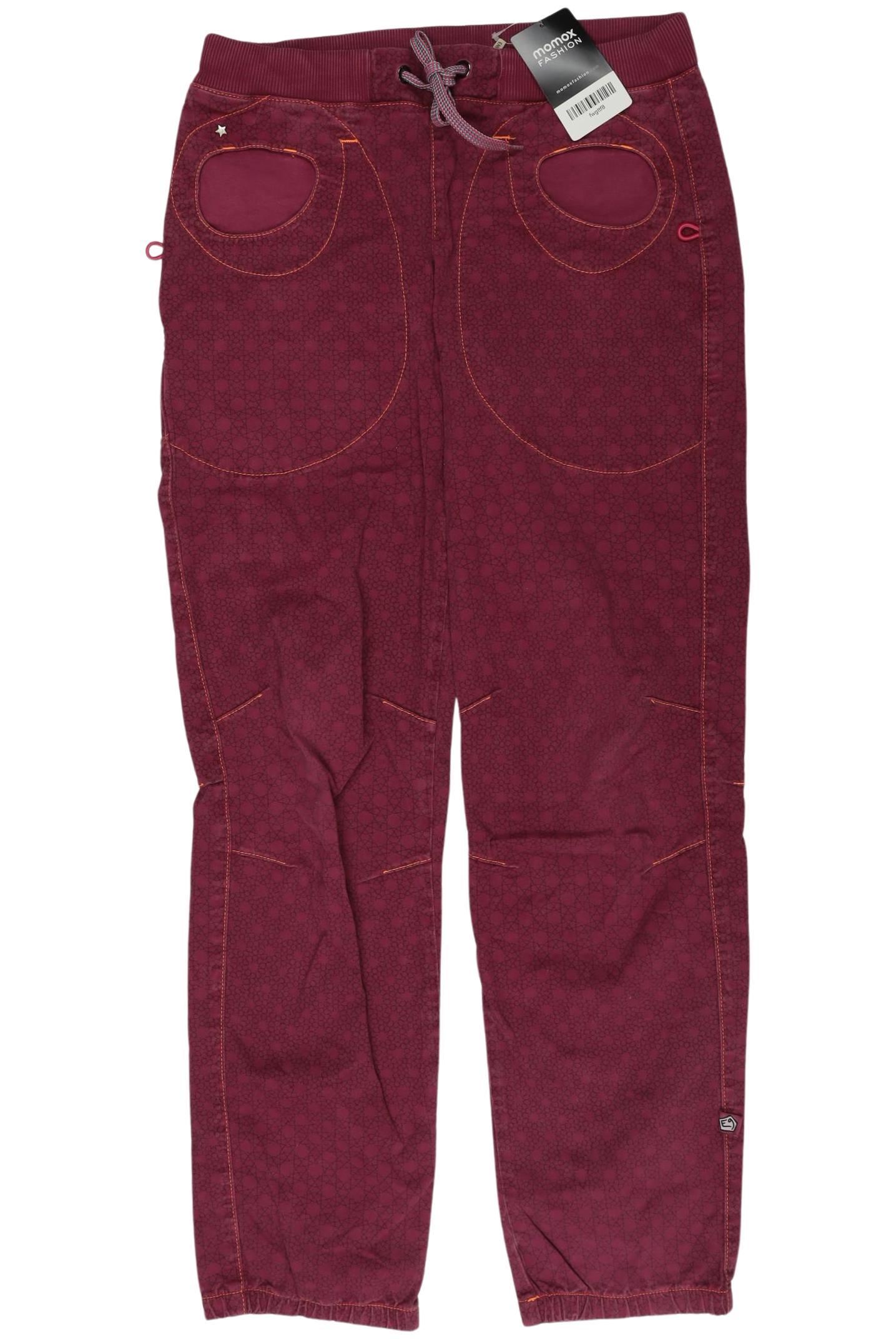 

E9 Damen Stoffhose, bordeaux, Gr. 158