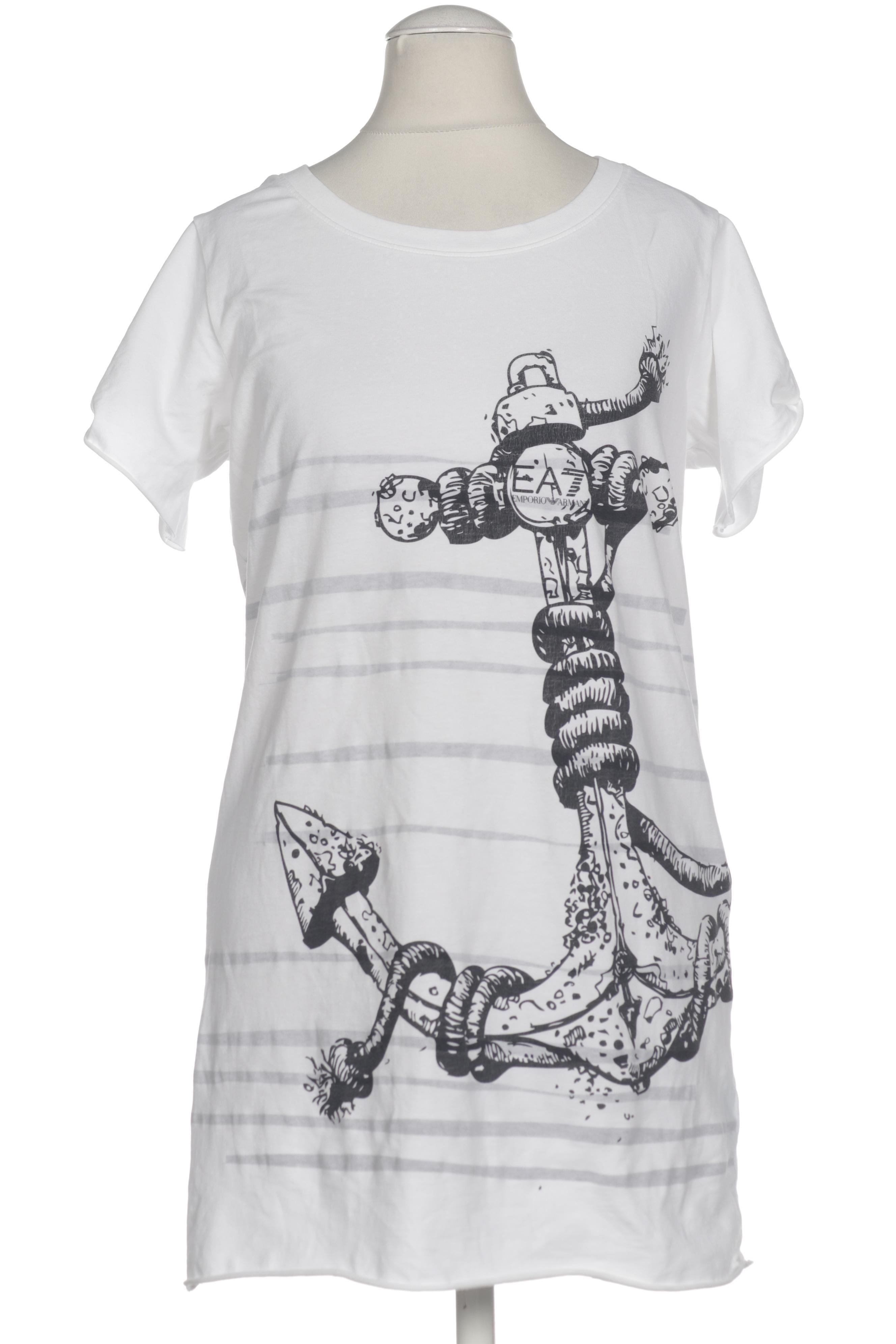 

EA7 Emporio Armani Damen T-Shirt, weiß, Gr.
