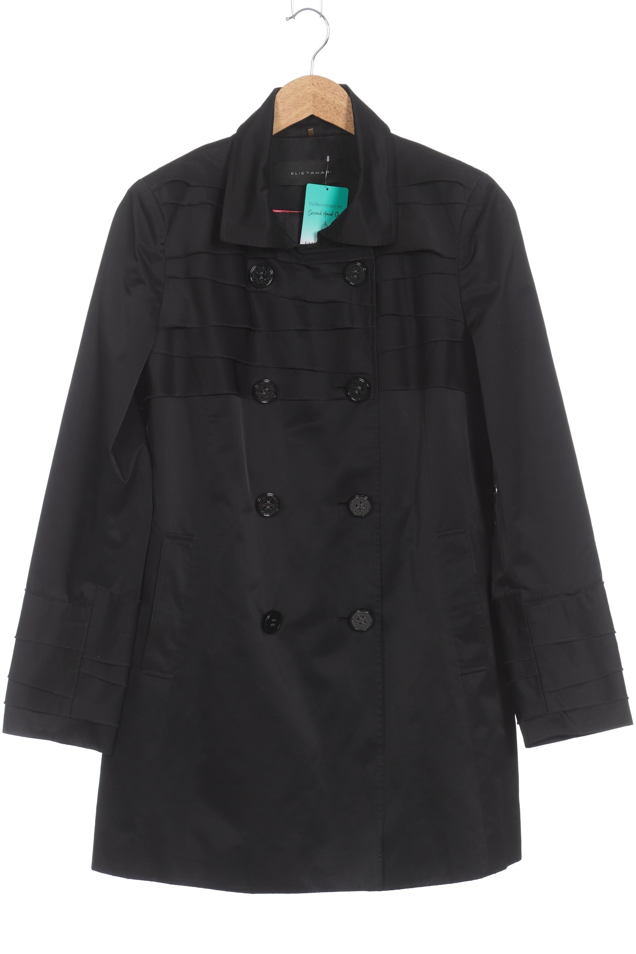 

Elie Tahari Damen Mantel, schwarz, Gr.