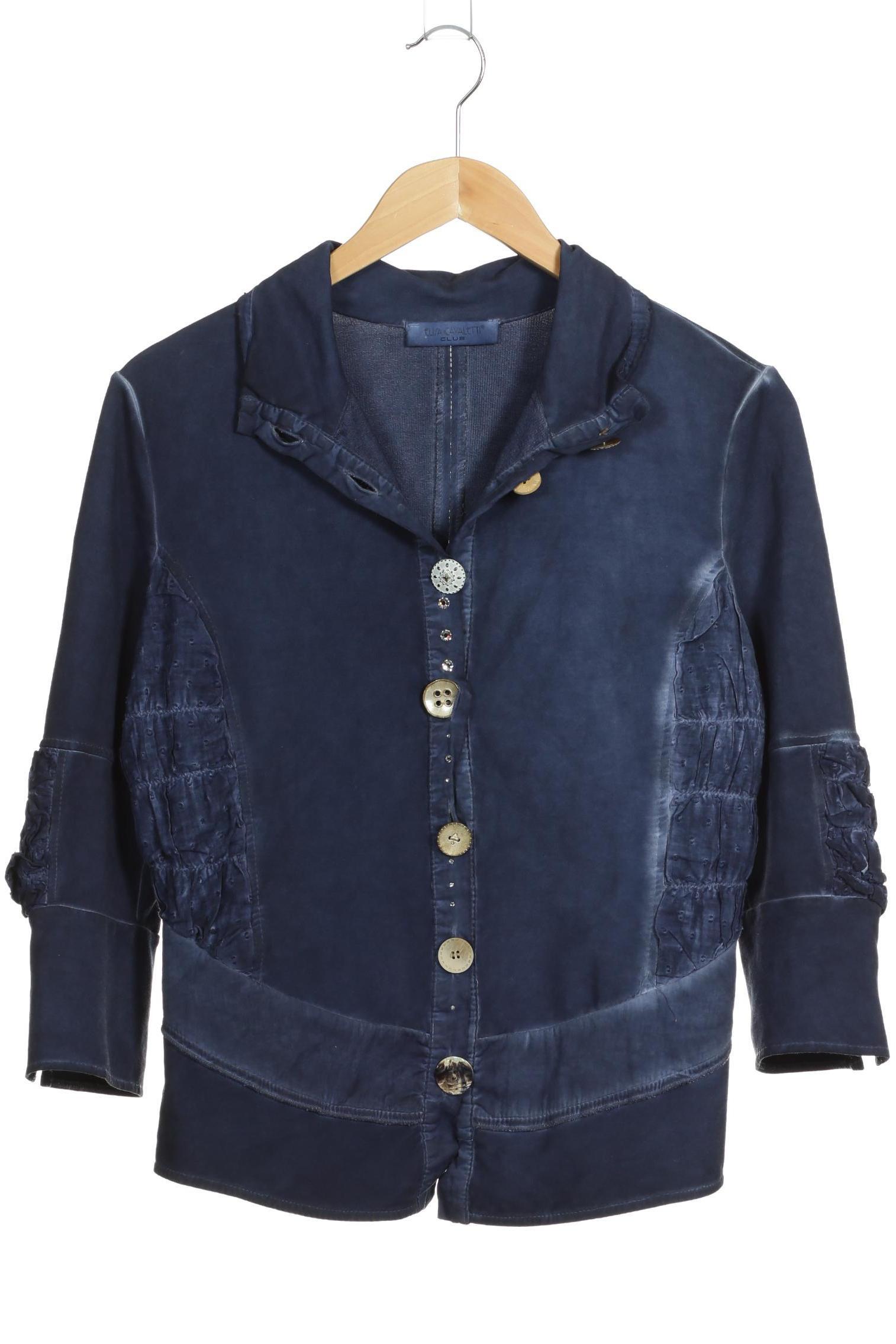 

Elisa Cavaletti Damen Strickjacke, blau, Gr.