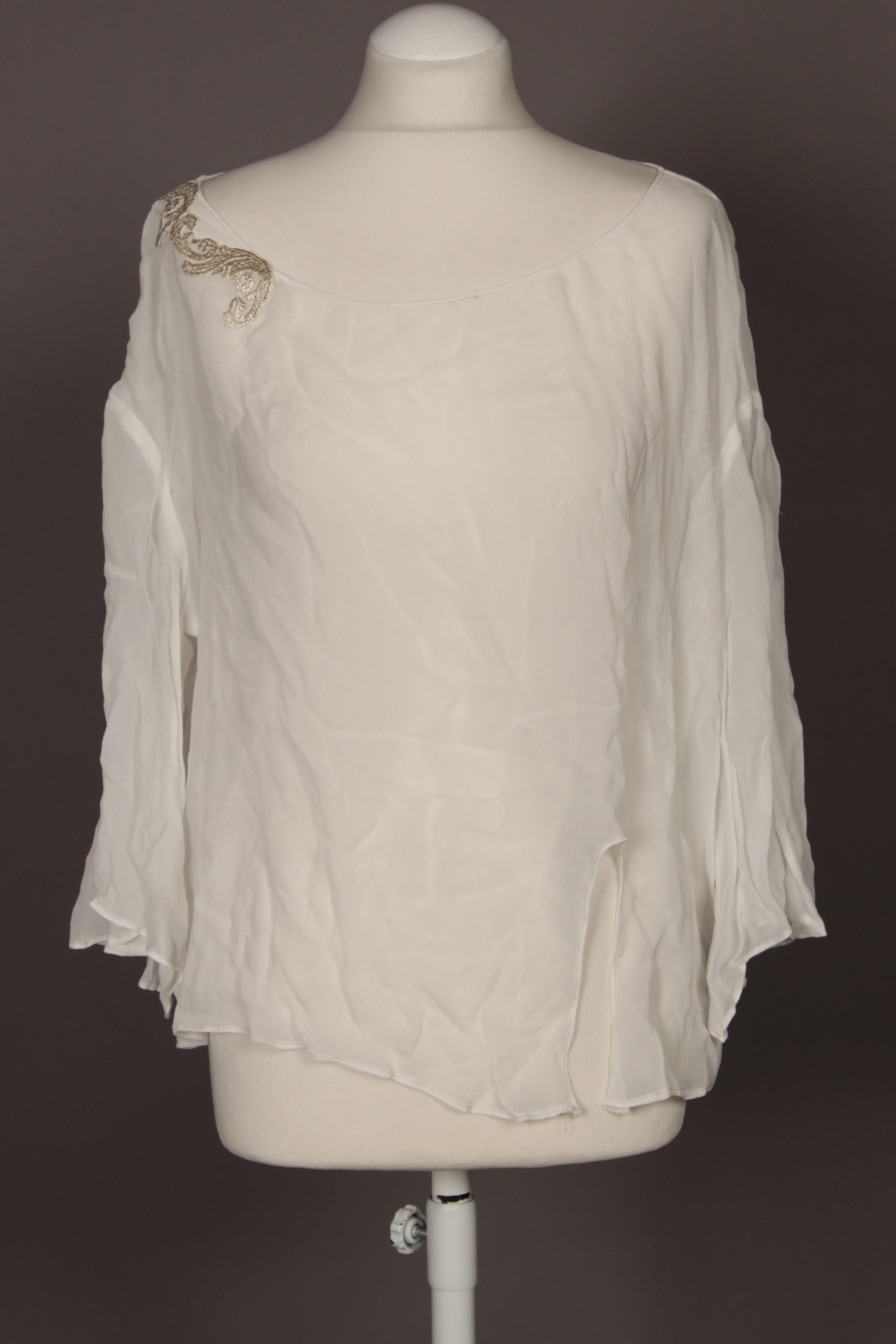 

Elisa Cavaletti Damen Bluse, weiß, Gr.