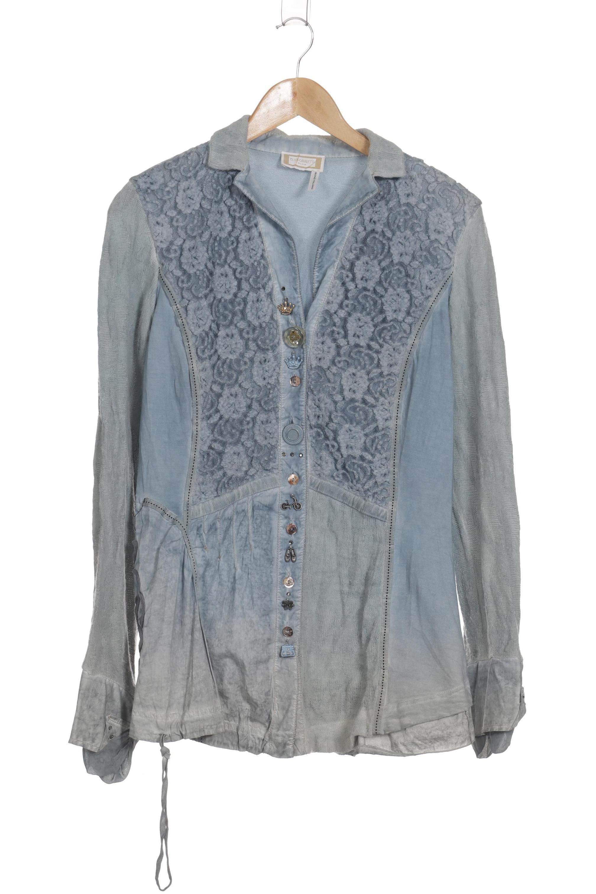 

Elisa Cavaletti Damen Bluse, blau, Gr.