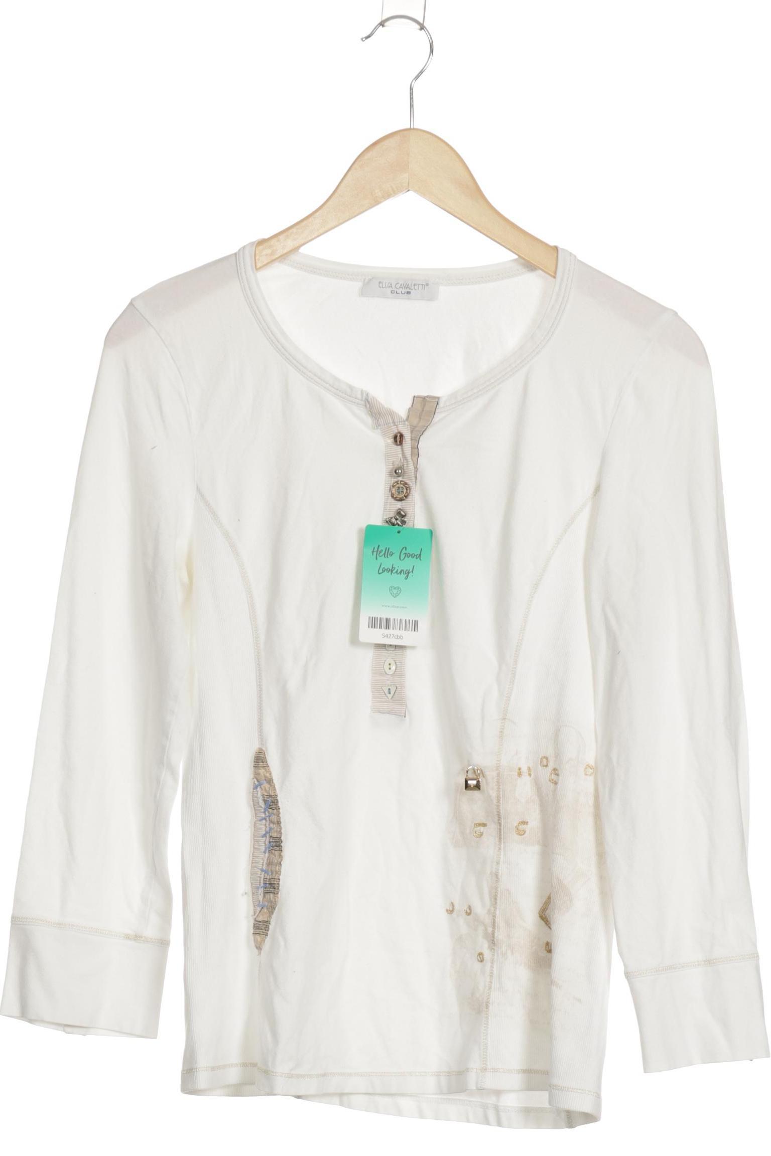

Elisa Cavaletti Damen Langarmshirt, weiß, Gr.