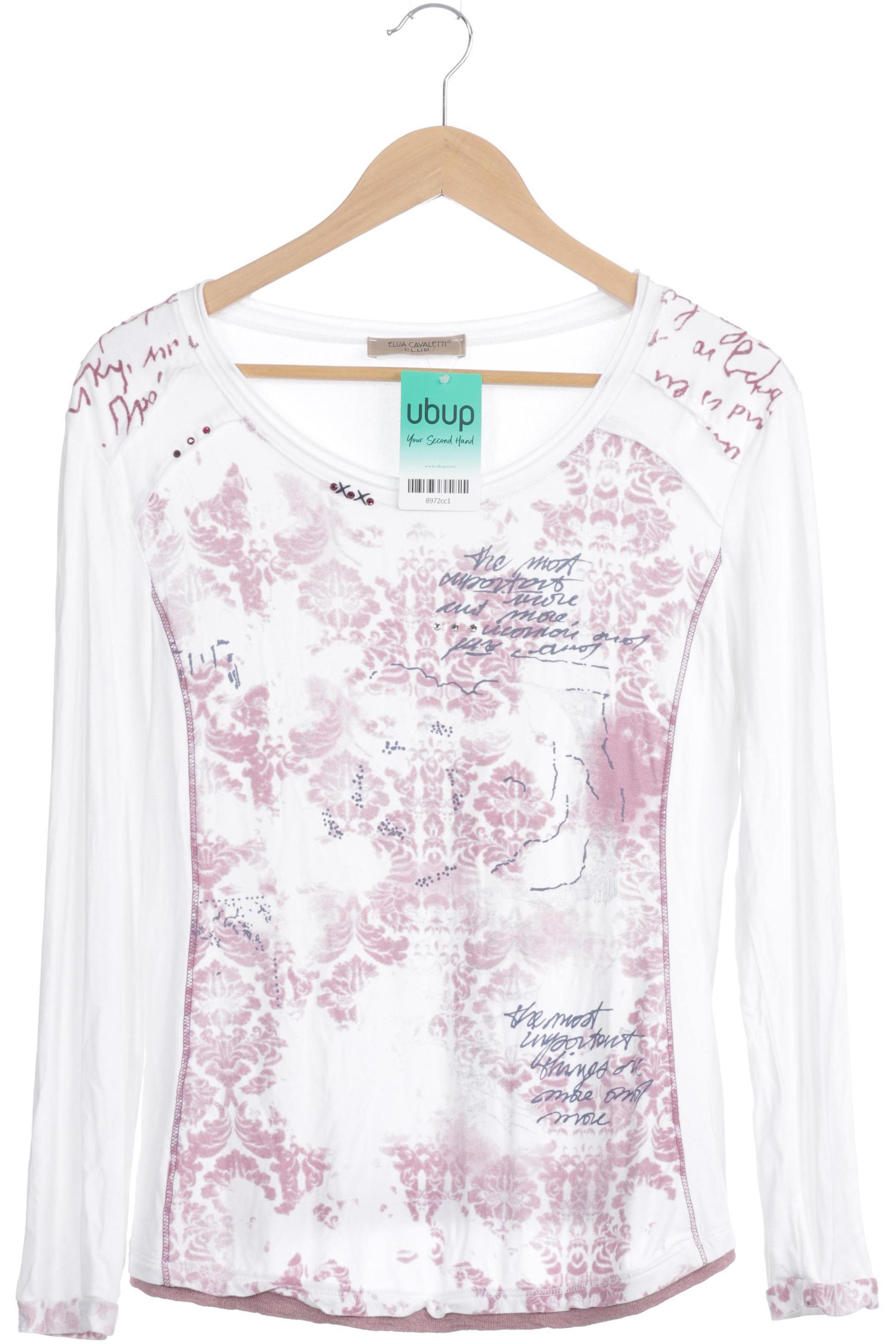 

Elisa Cavaletti Damen Langarmshirt, weiß, Gr.