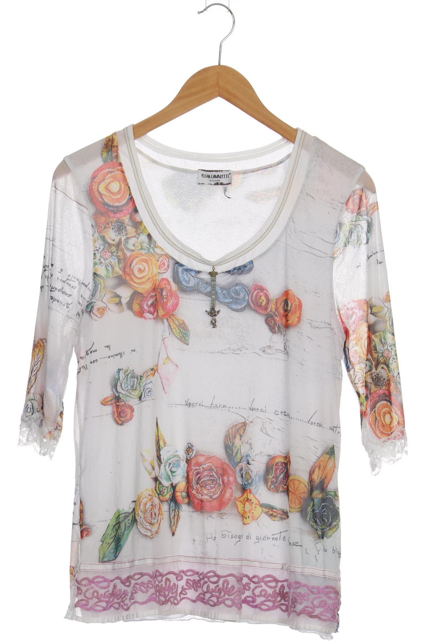 

Elisa Cavaletti Damen Langarmshirt, weiß, Gr.