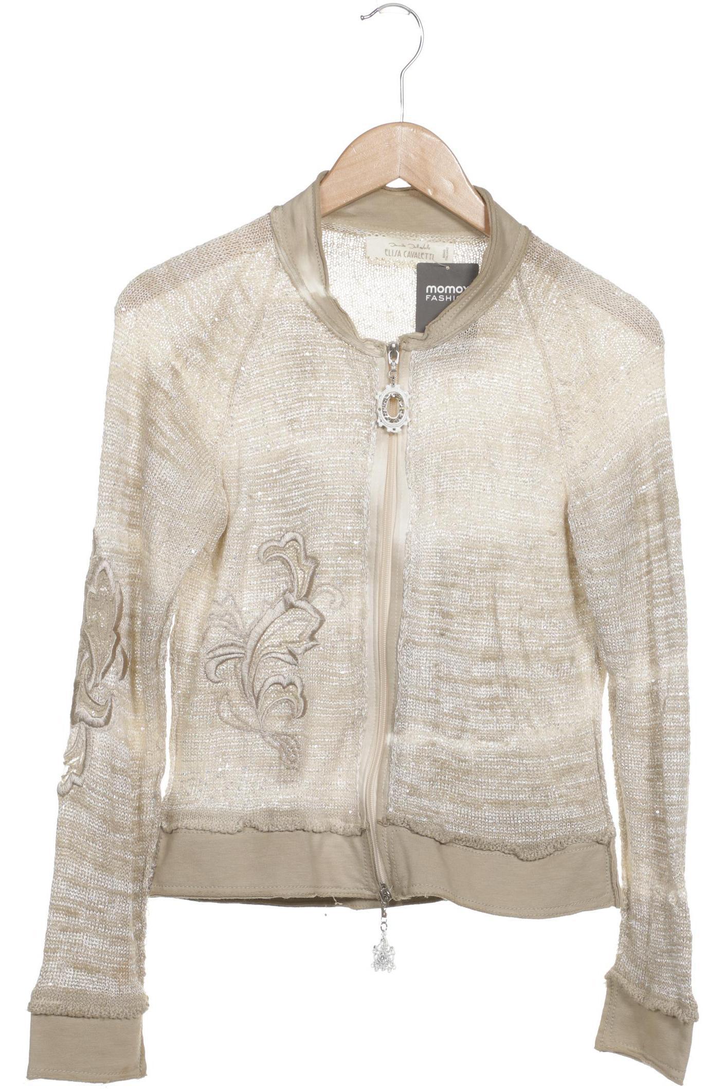 

Elisa Cavaletti Damen Strickjacke, beige, Gr.