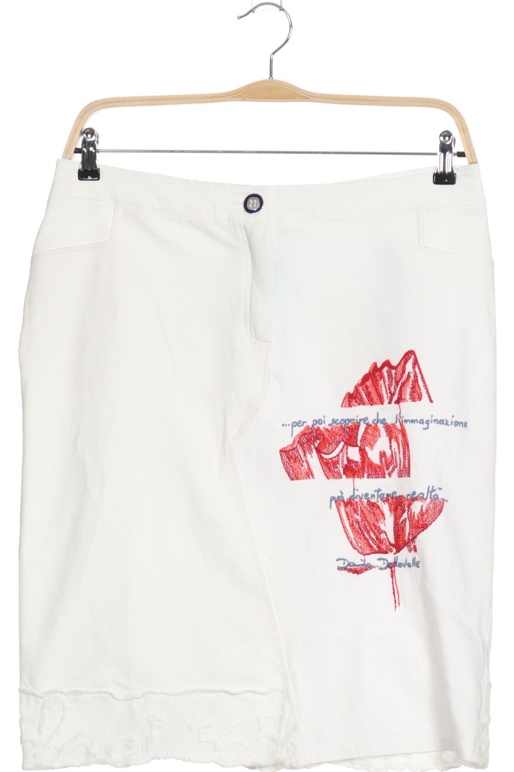 

Elisa Cavaletti Damen Rock, weiß, Gr. 48