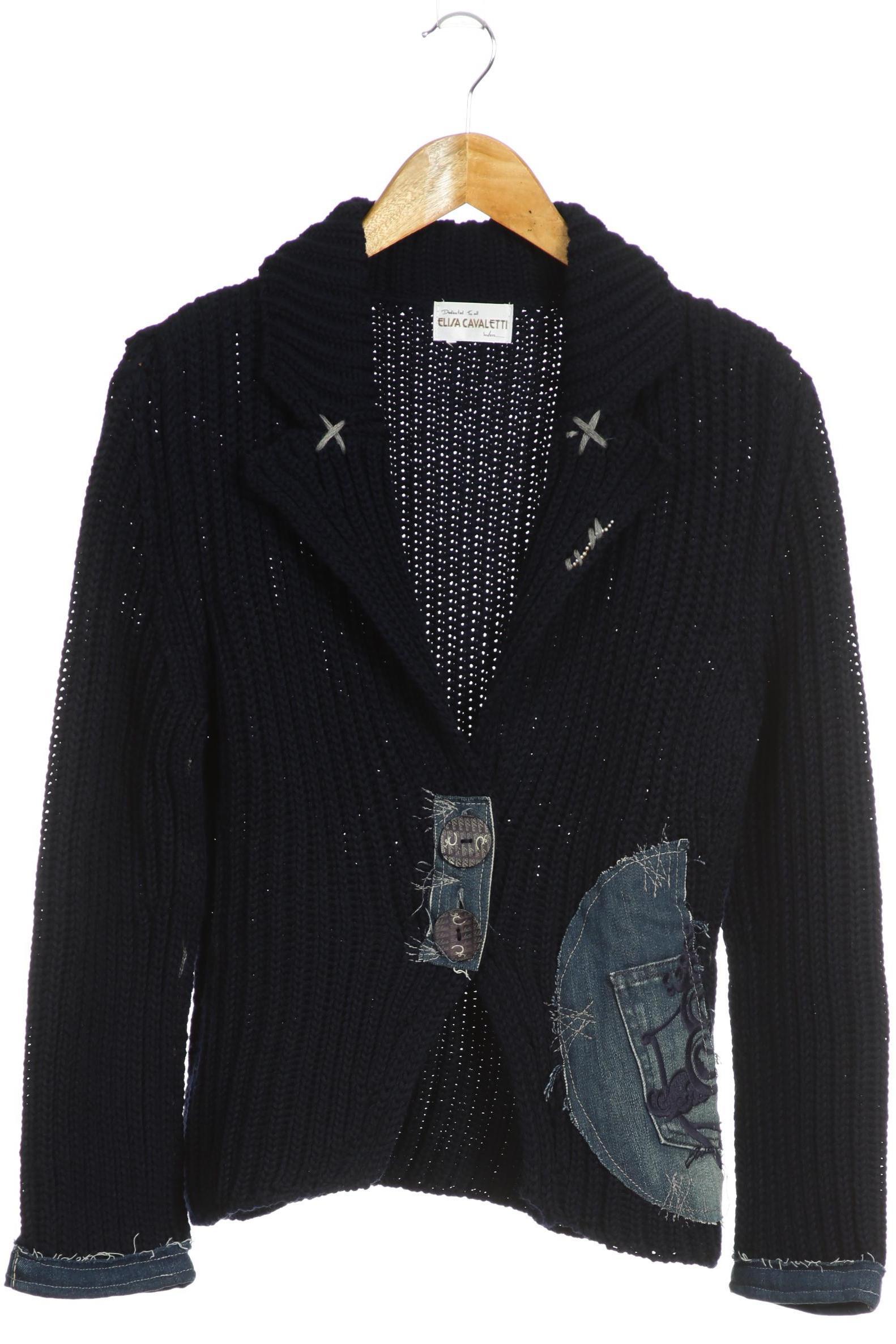 

Elisa Cavaletti Damen Strickjacke, blau, Gr.