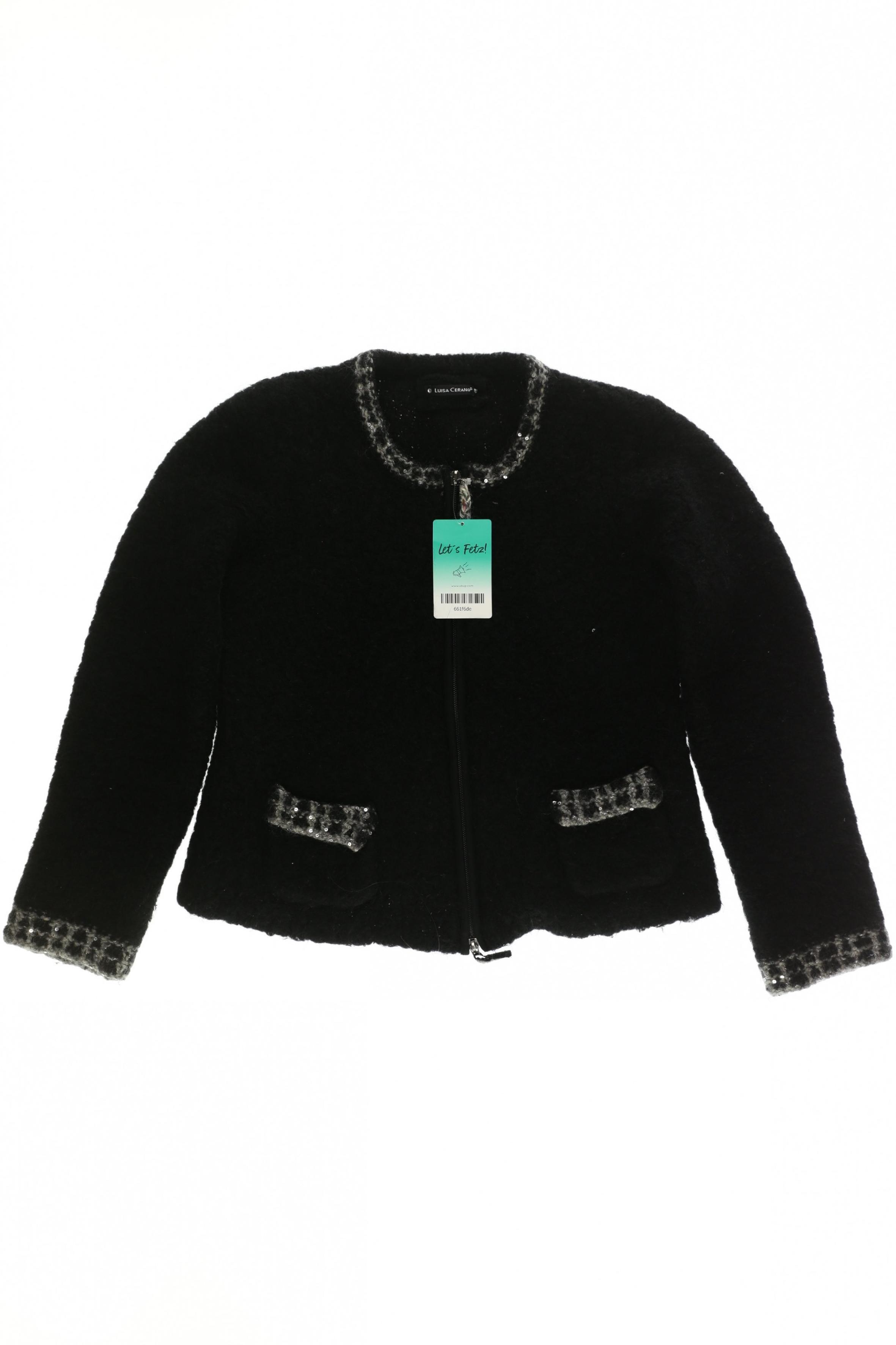 

Elisa Cavaletti Damen Strickjacke, schwarz, Gr. 36